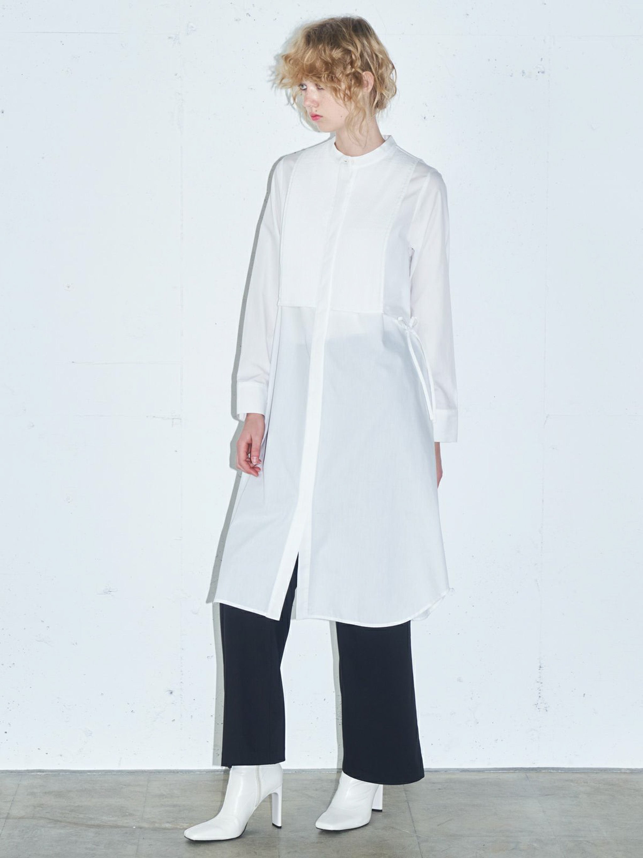 ピンタックヨークシャツワンピース(3-1617)