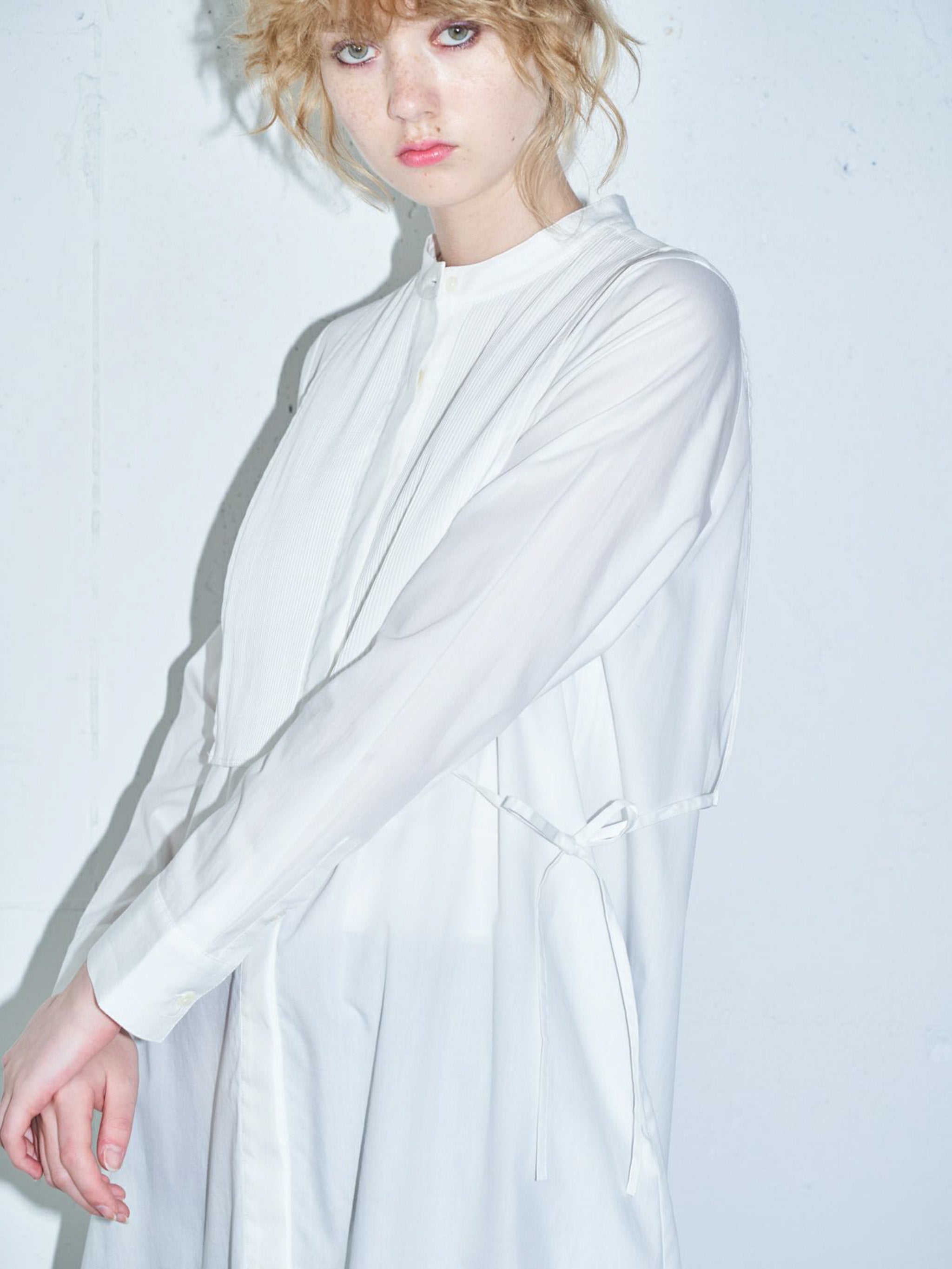 ピンタックヨークシャツワンピース(3-1617)