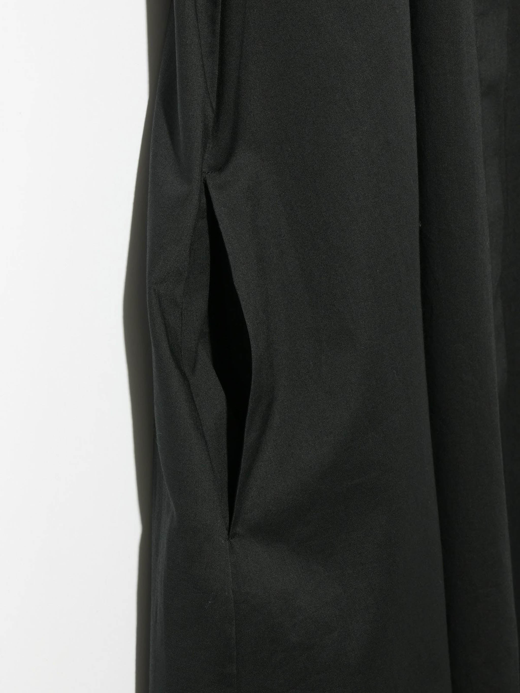 ベスト付きロングシャツワンピース