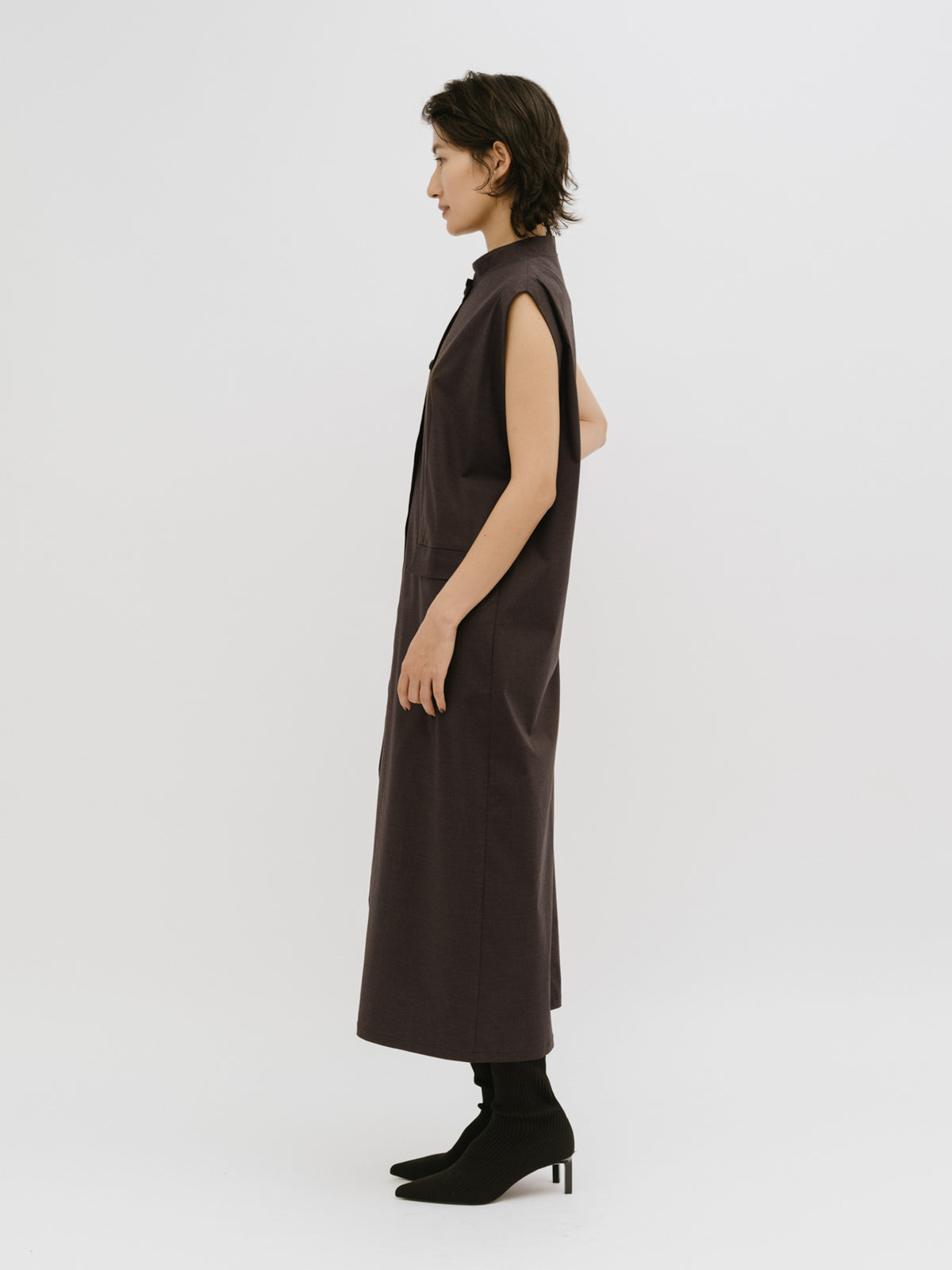 edge line long gilet