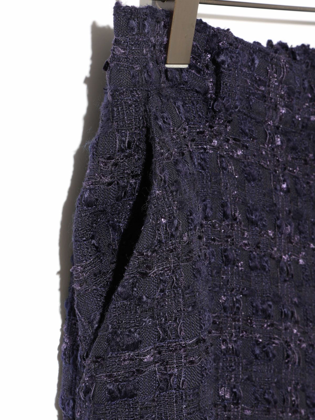 bright tweed parachute pants