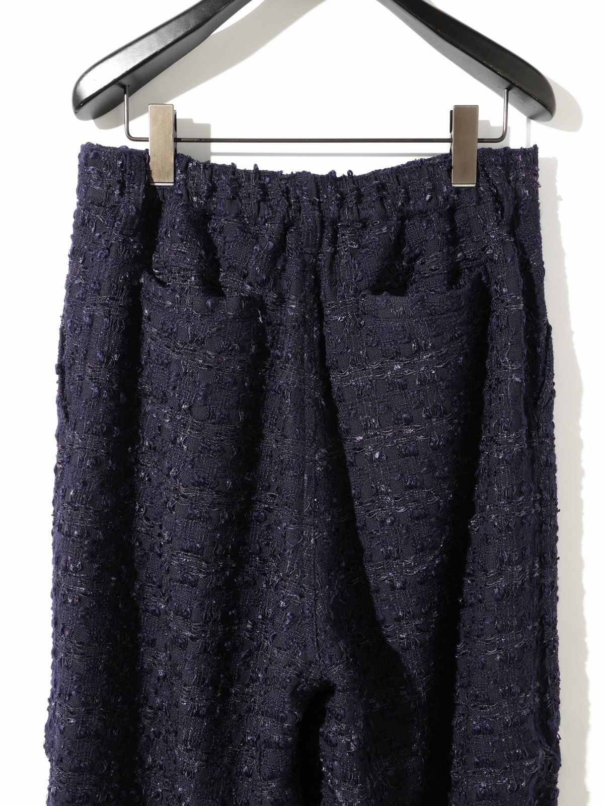 bright tweed parachute pants