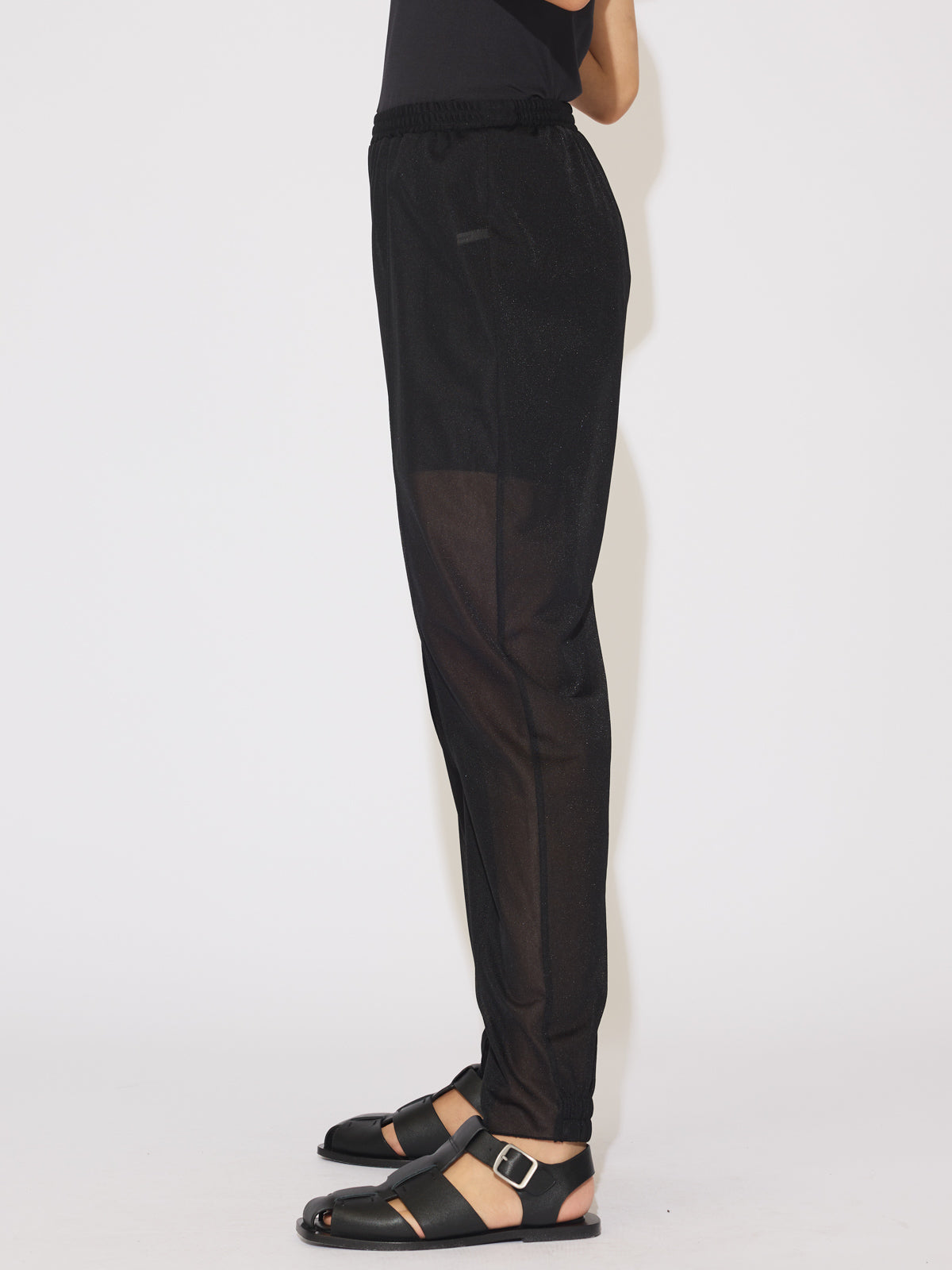 sheer layered pants