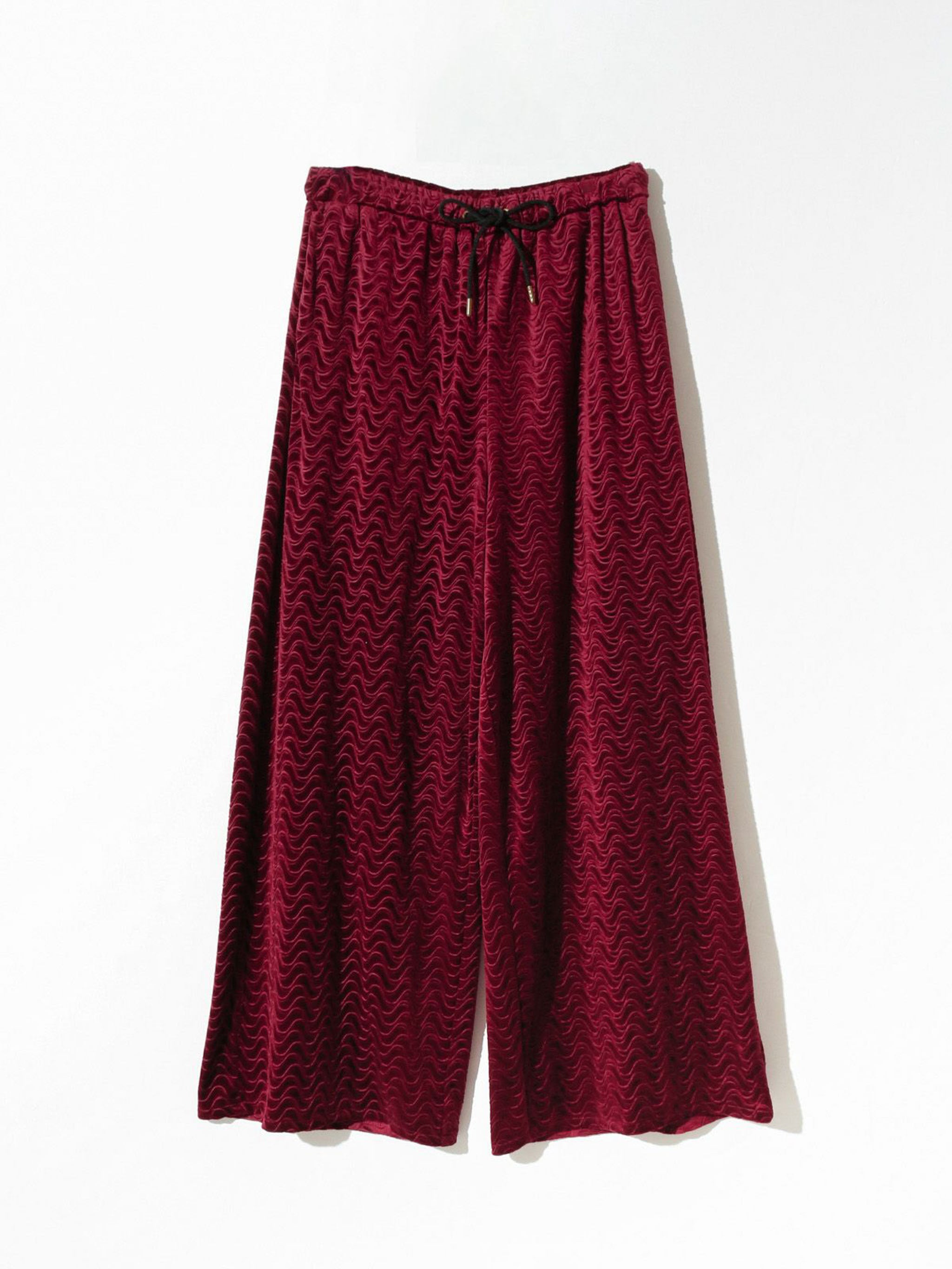 ピンティングベロアワイドパンツ(3-1319)