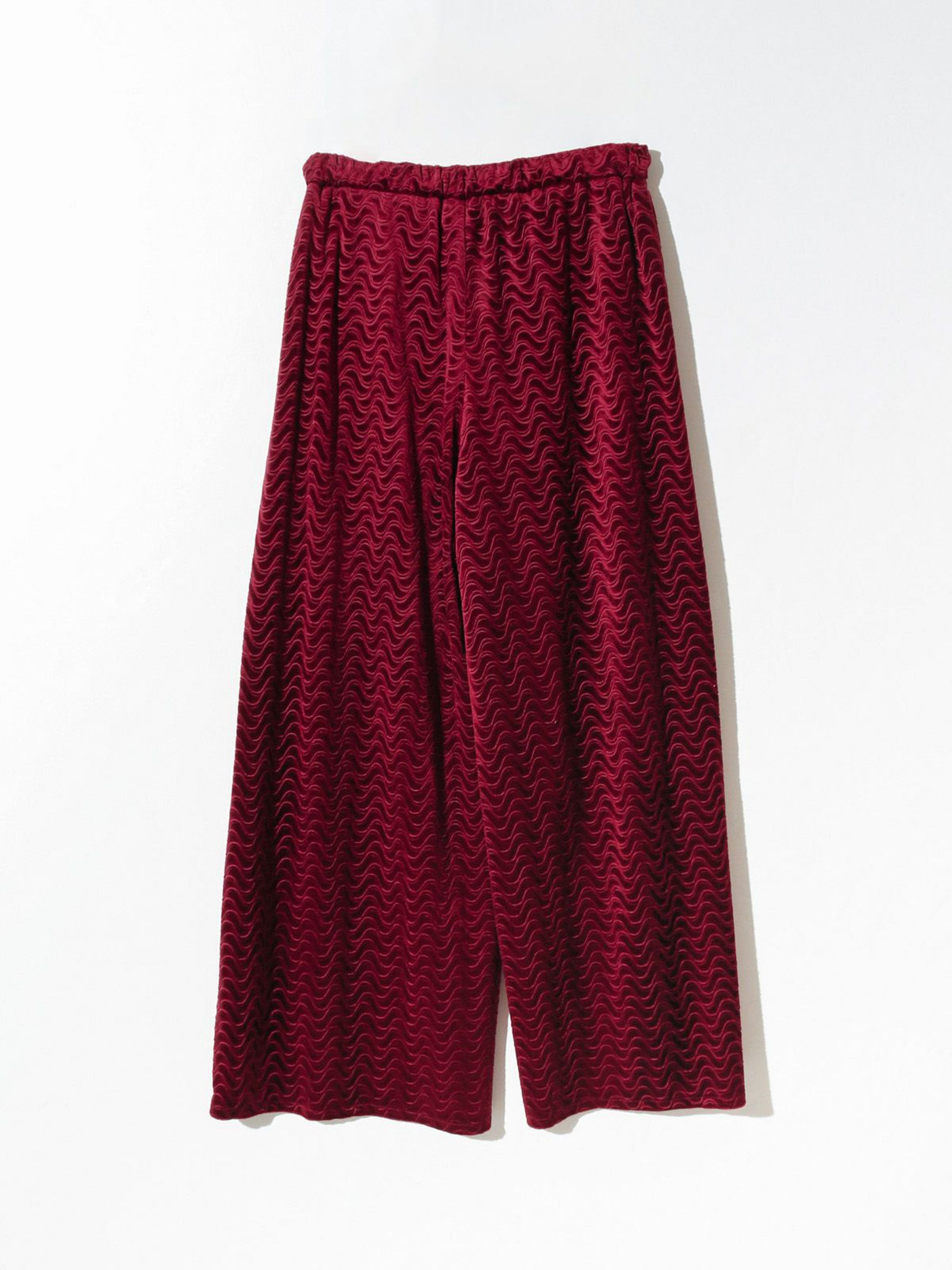 ピンティングベロアワイドパンツ(3-1319)