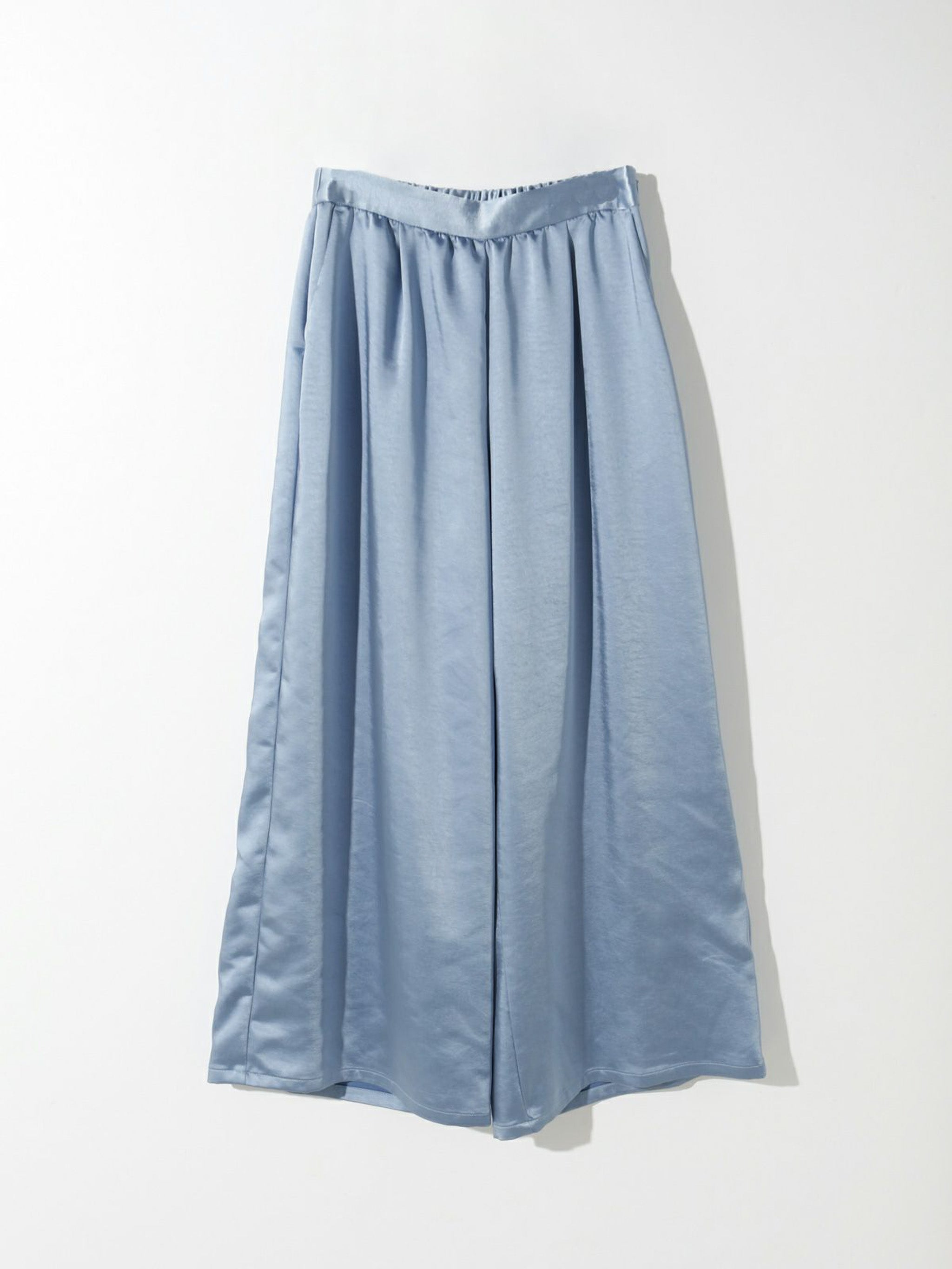 タックサテンワイドイージーパンツ(3-1048)