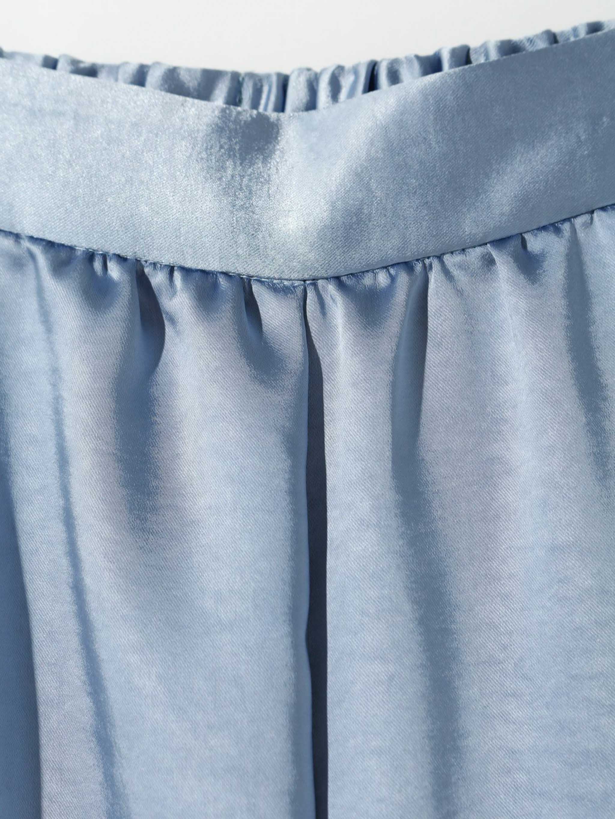 タックサテンワイドイージーパンツ(3-1048)