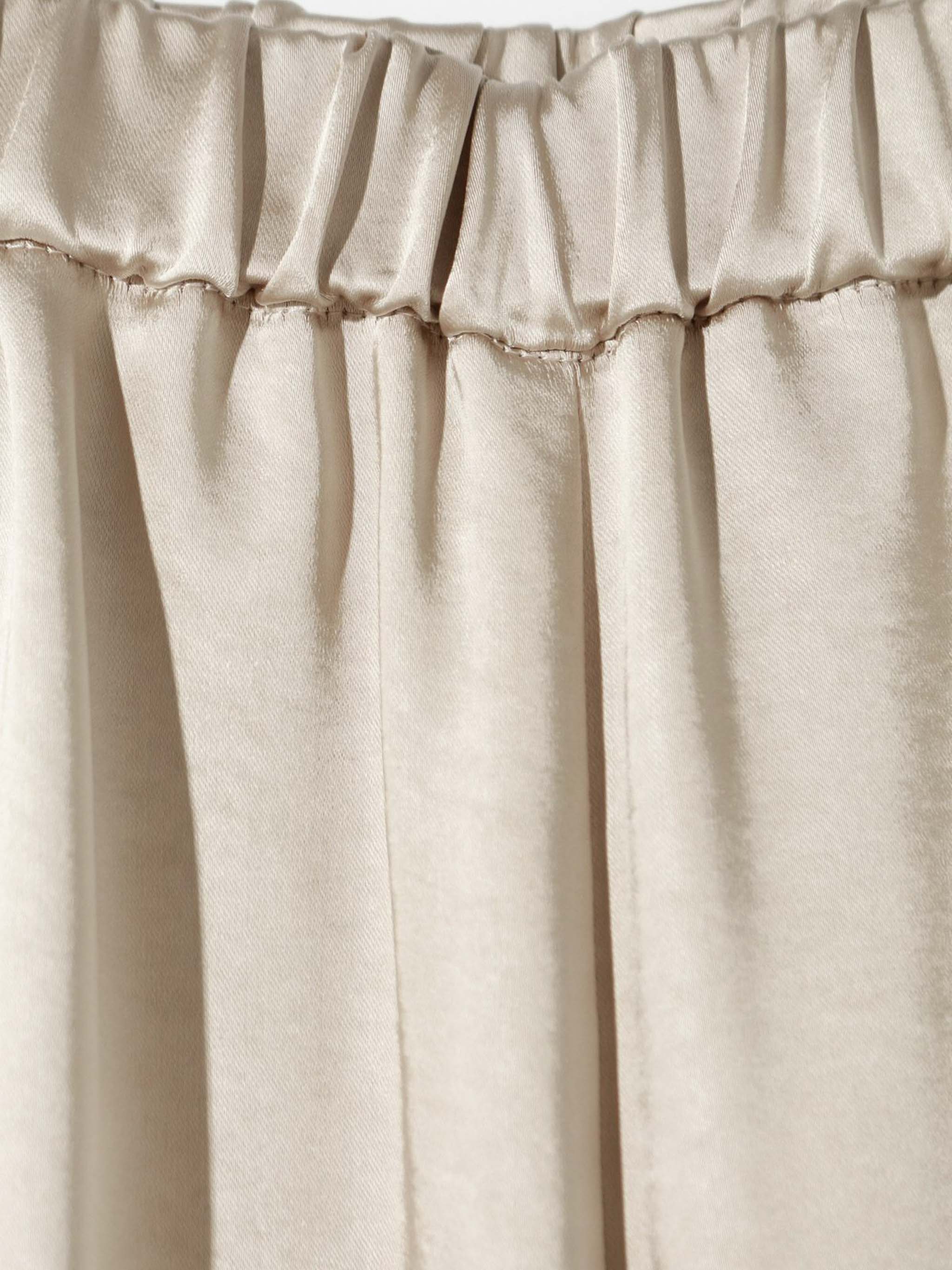 センタープレスサテンイージーパンツ(3-1048)