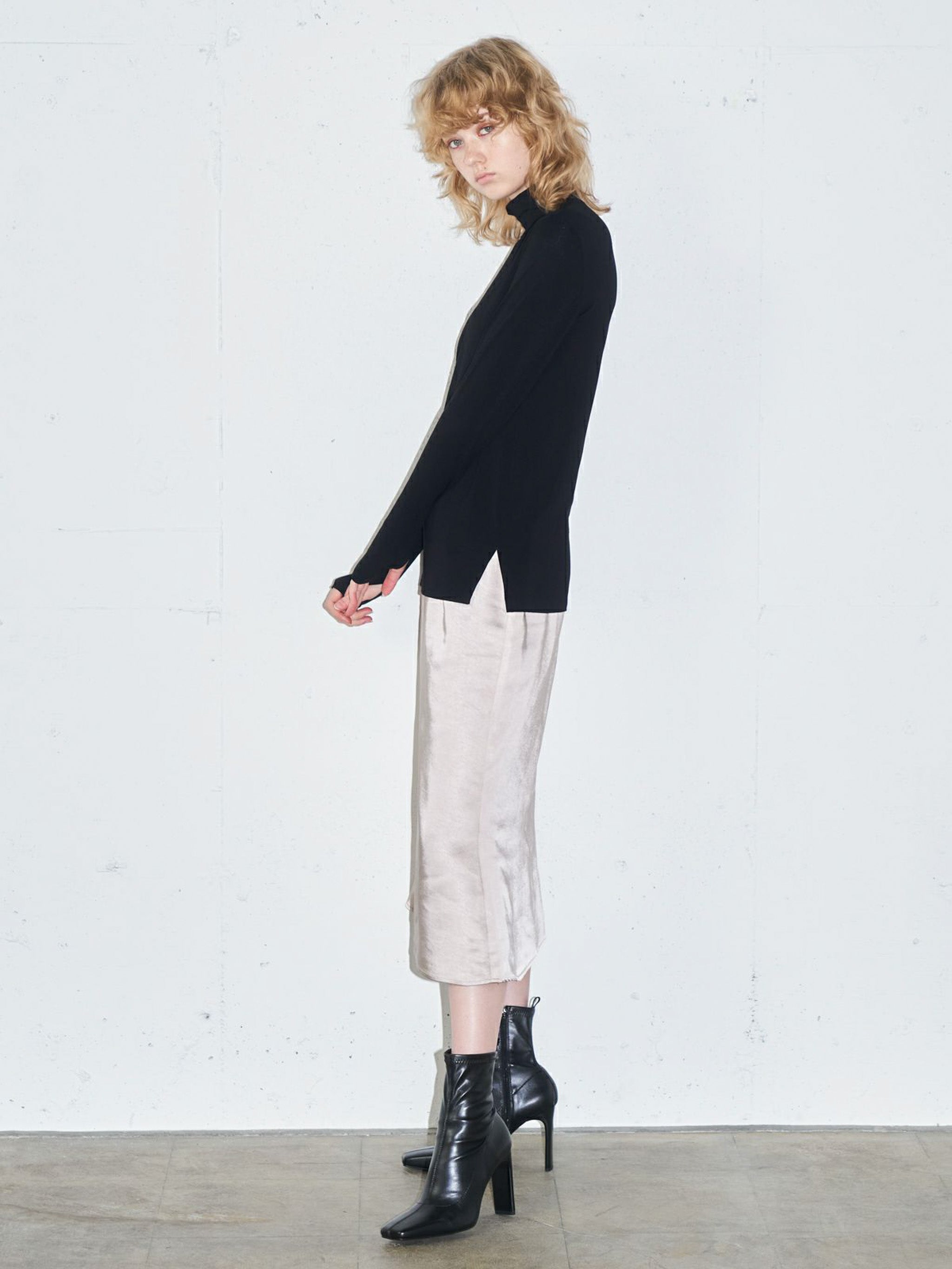 マーメイドミドル丈スカート(3-1049)