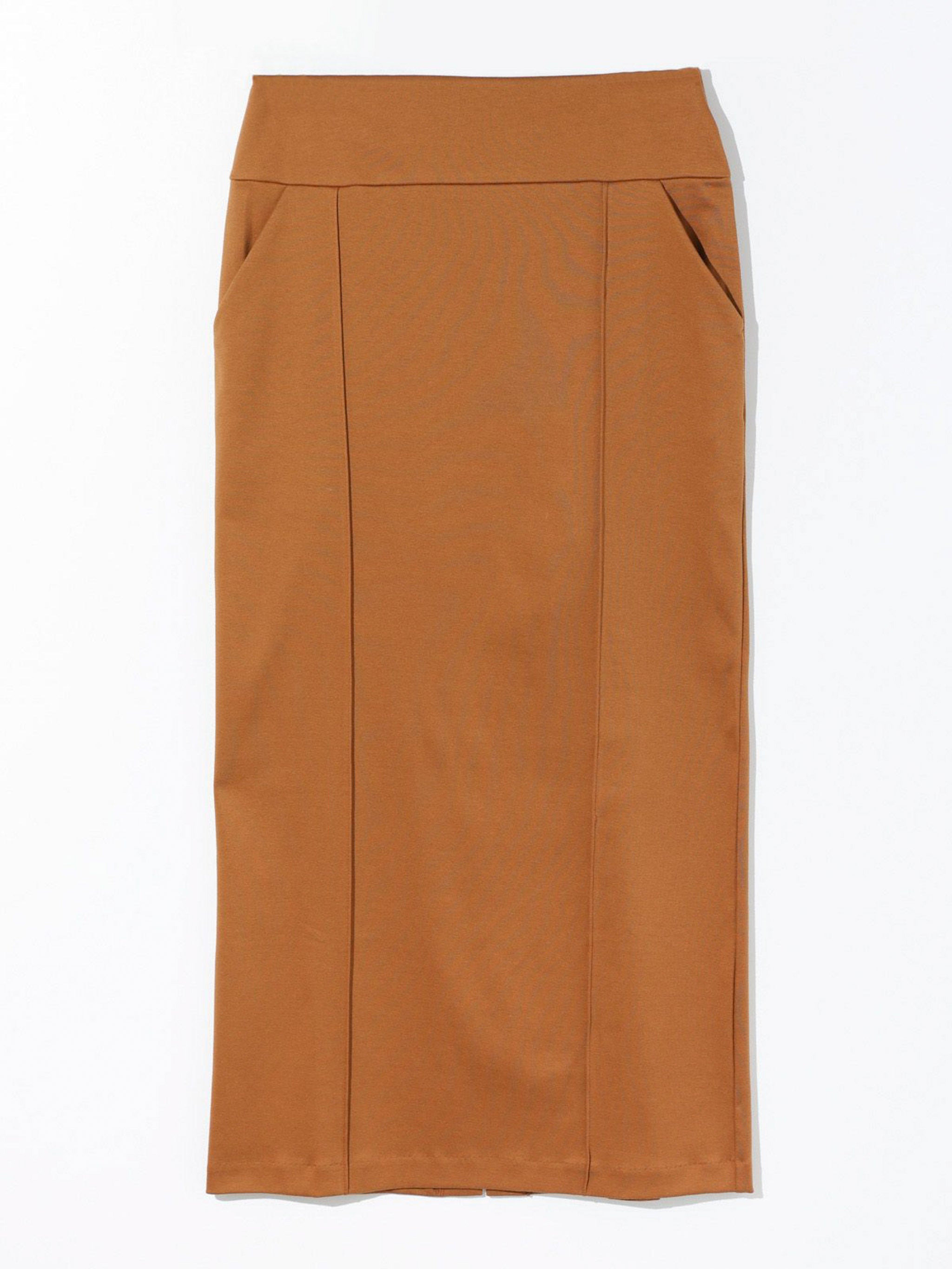 ピンタックロングタイトスカート