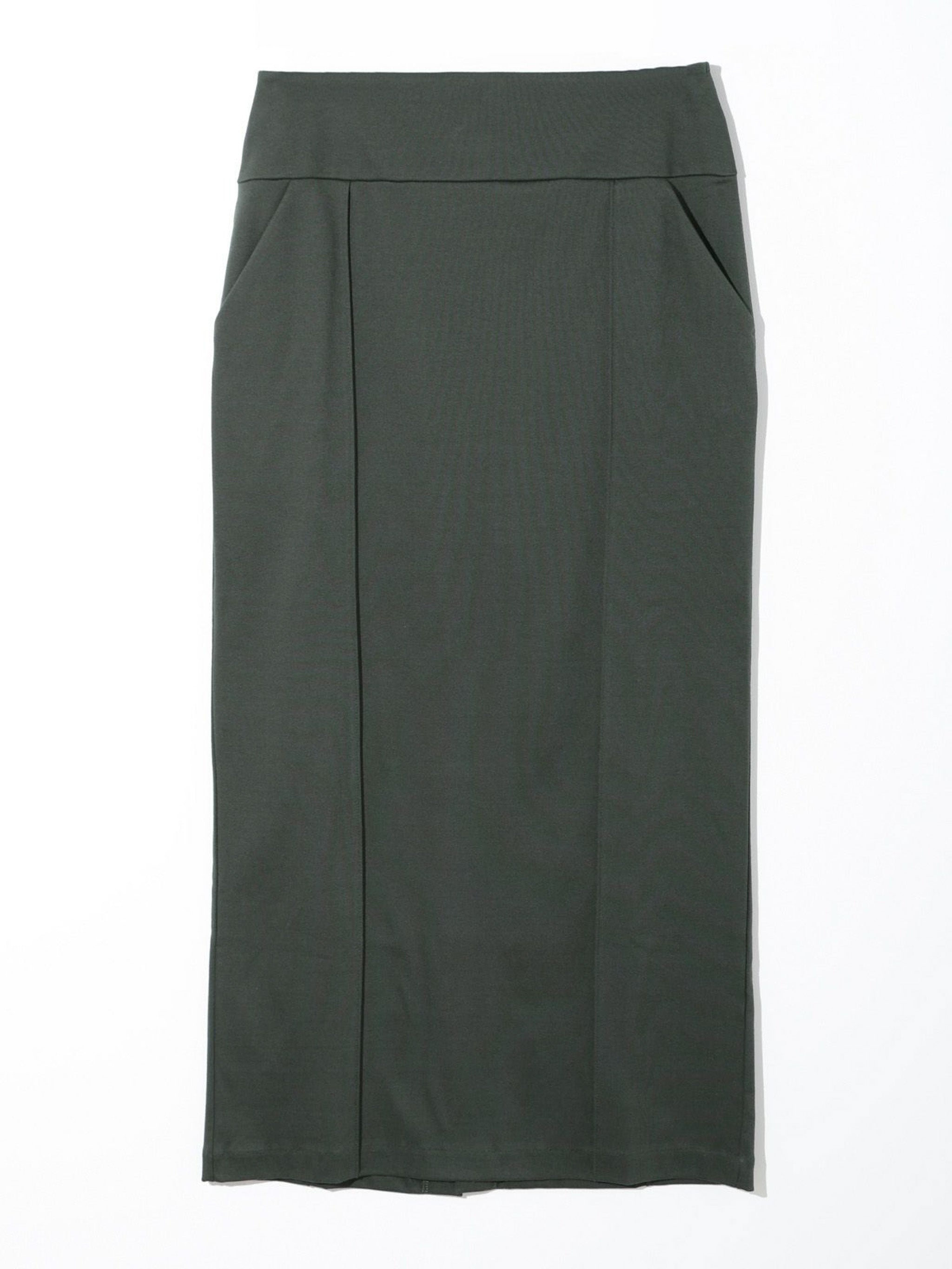 ピンタックロングタイトスカート