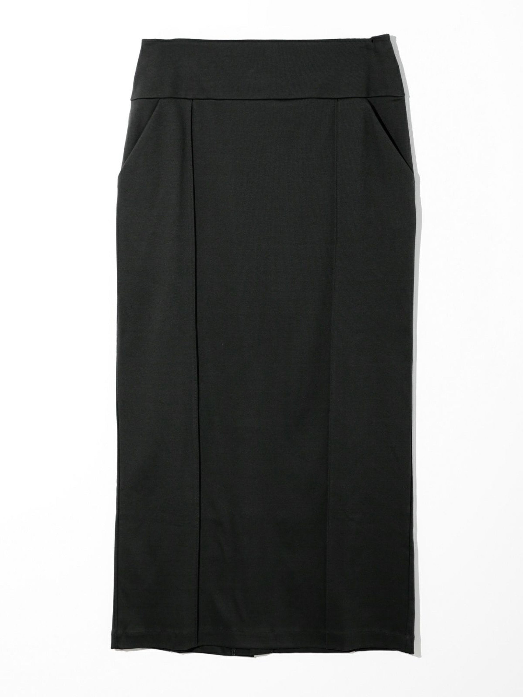 ピンタックロングタイトスカート