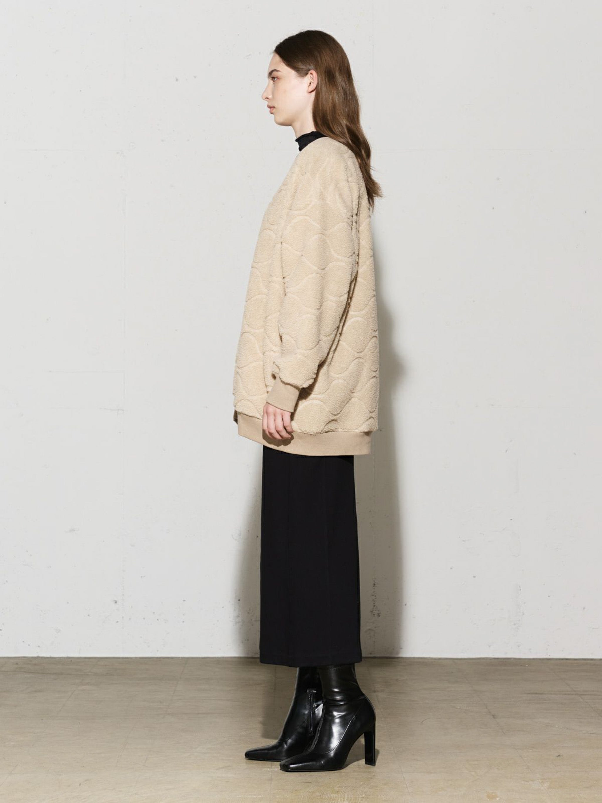 ピンタックロングタイトスカート