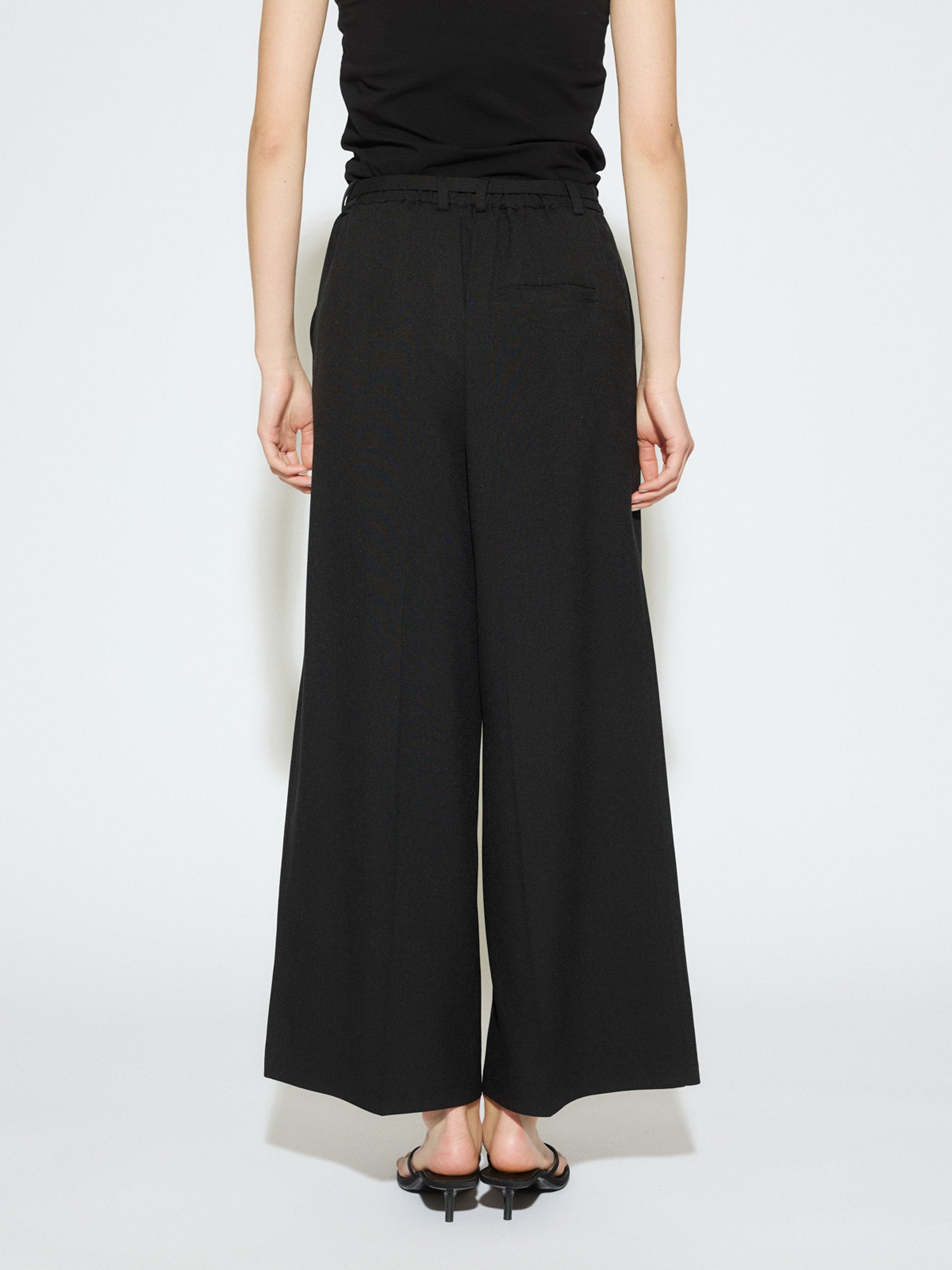 straight wide pants