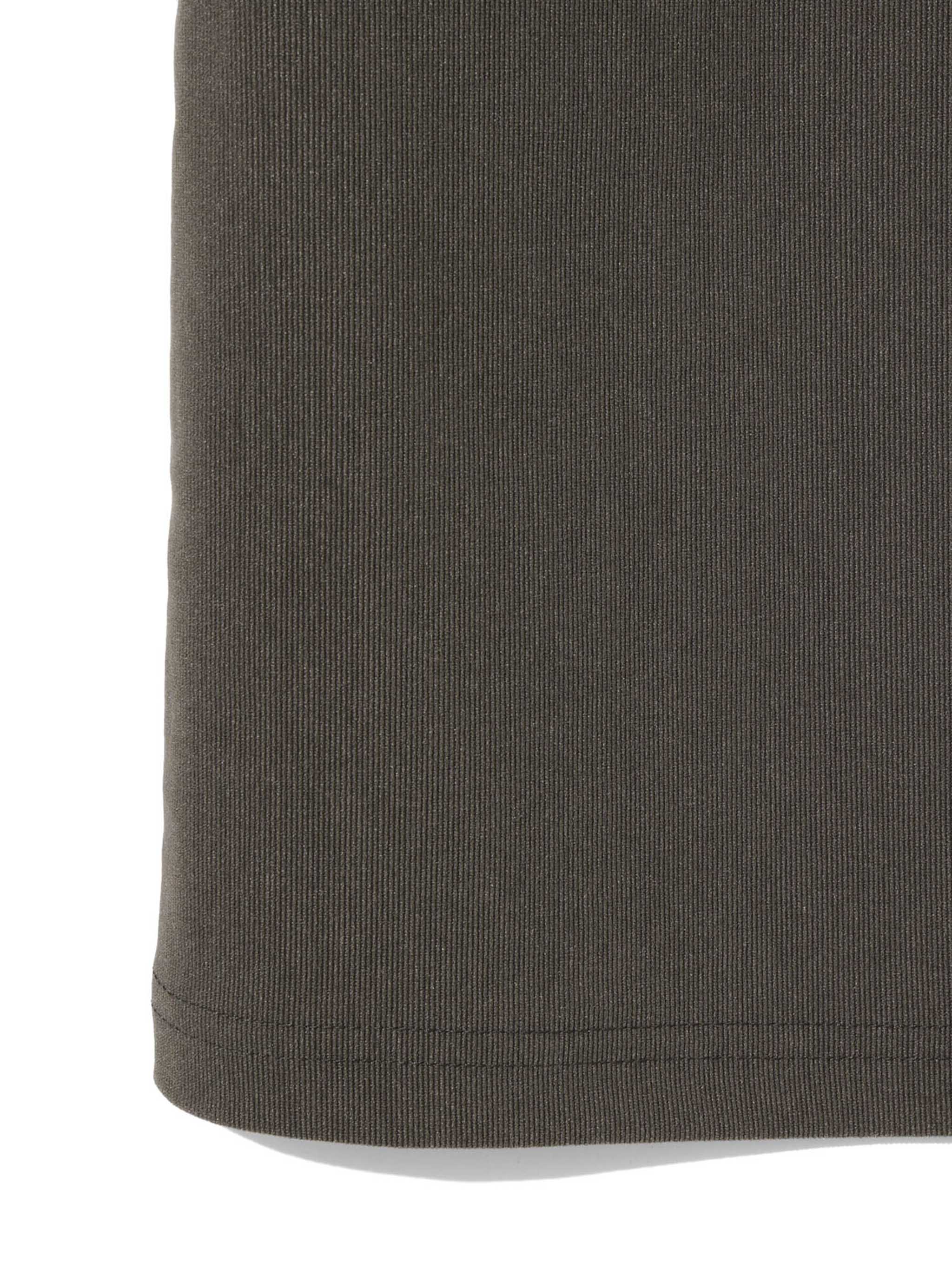 rib fit long skirt