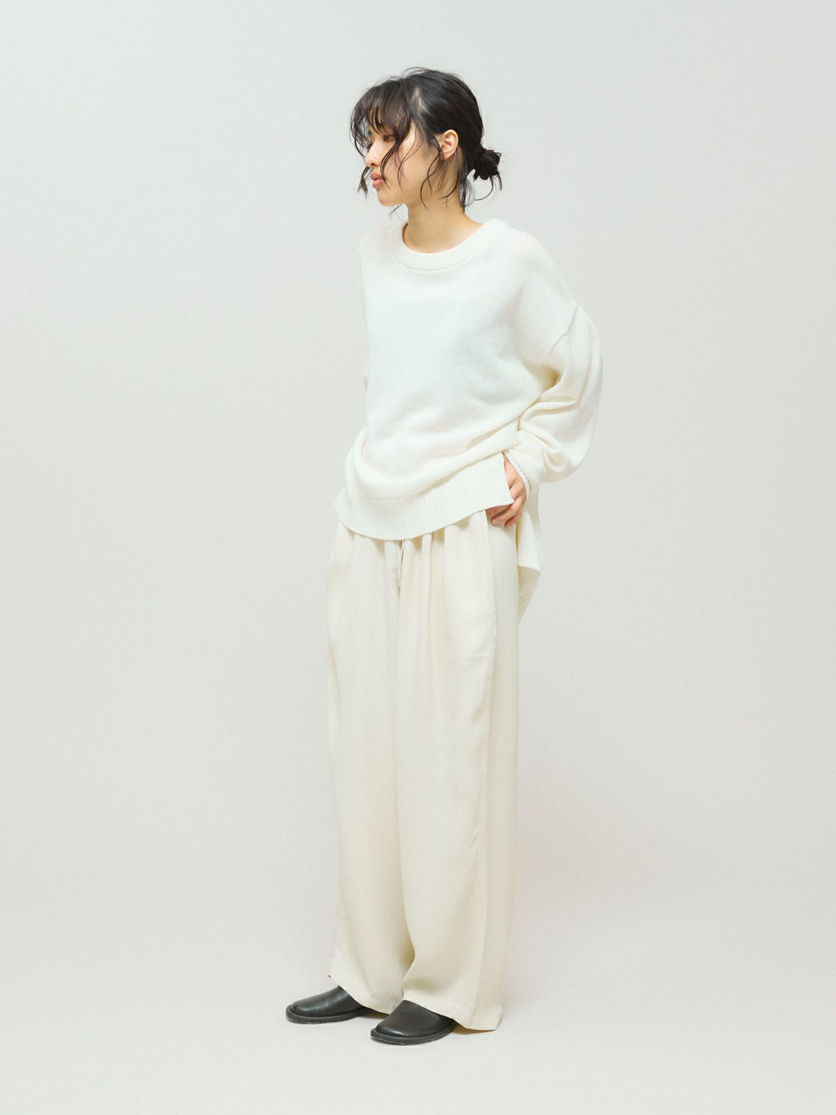 relax jacquard pants