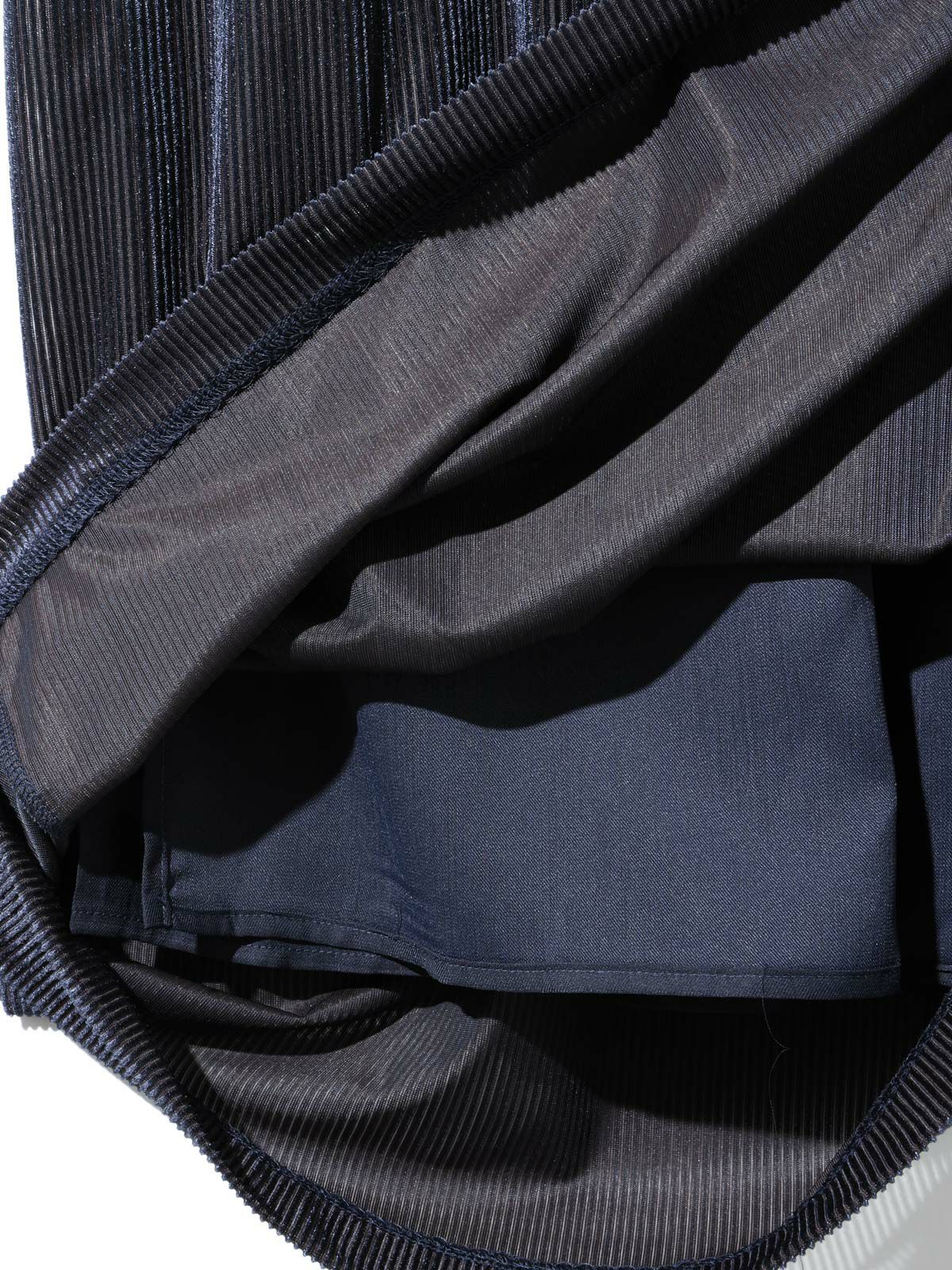 sheer velour rib skirt