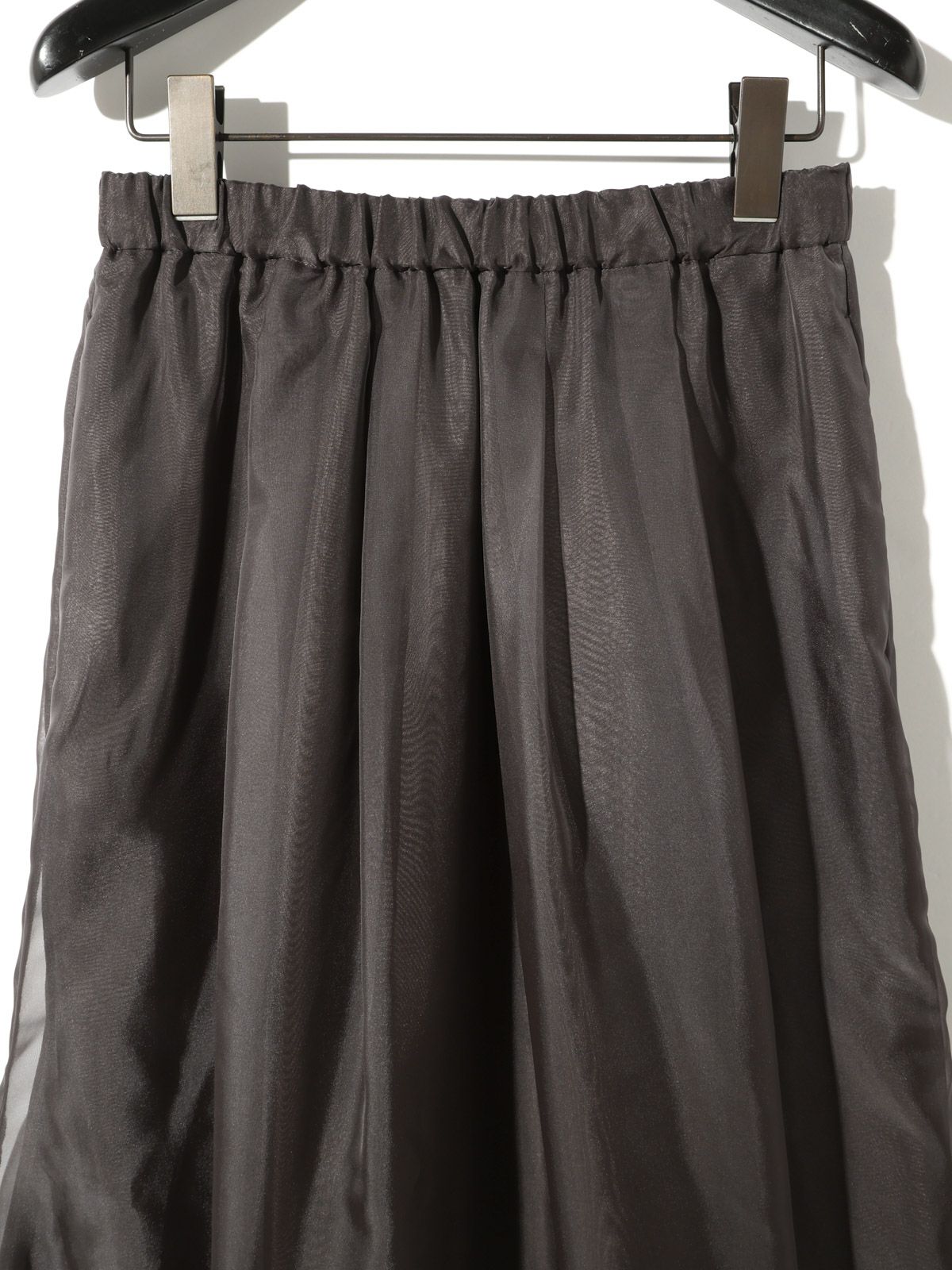 sheer long baloon skirt