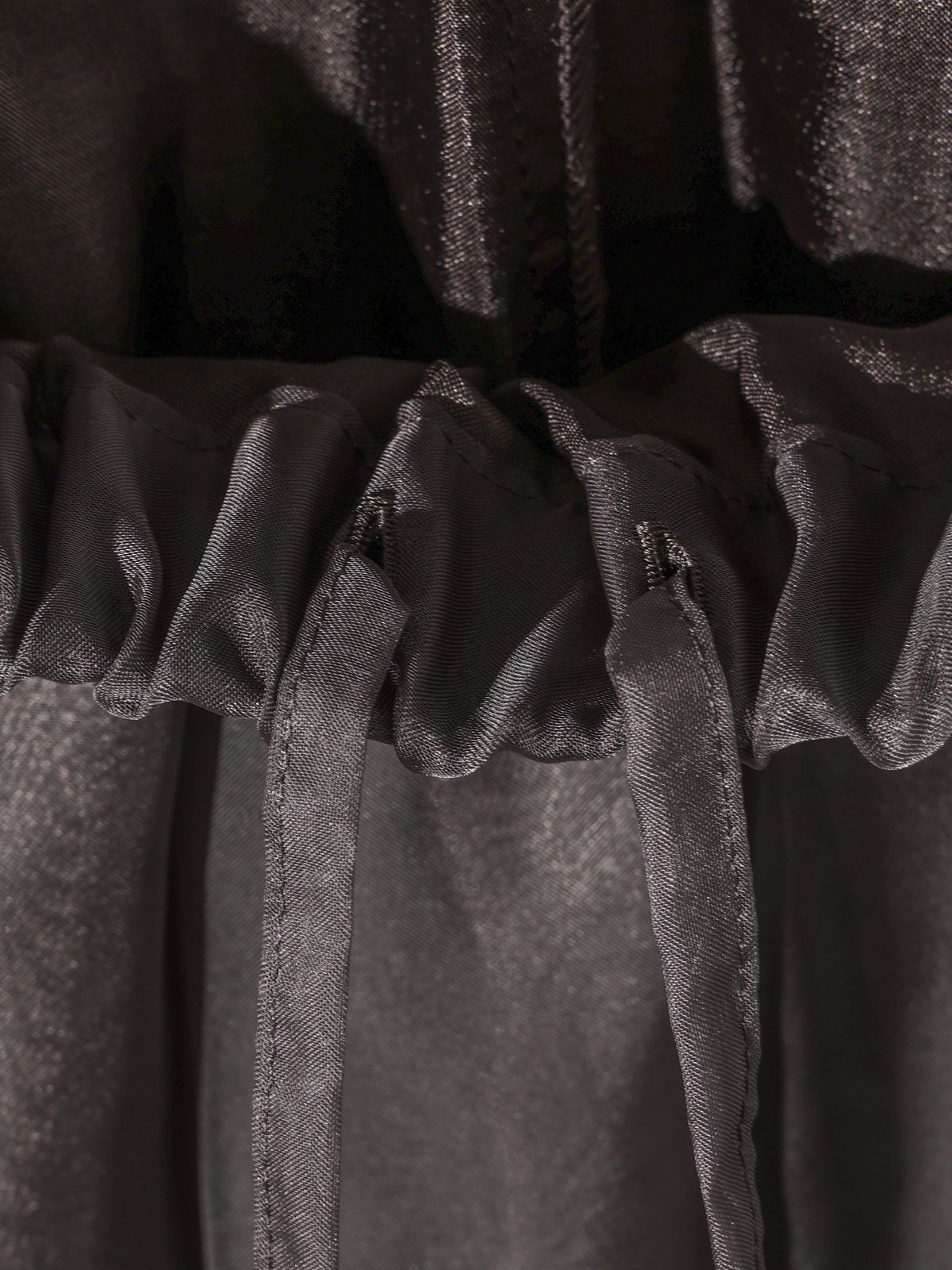 sheer long baloon skirt