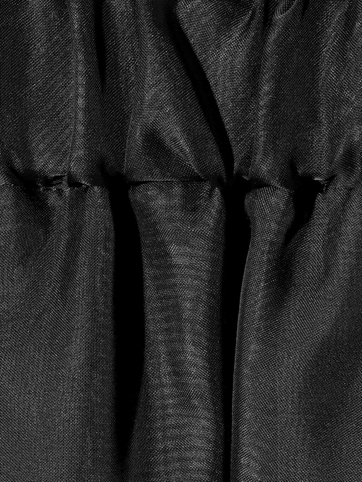 sheer long baloon skirt