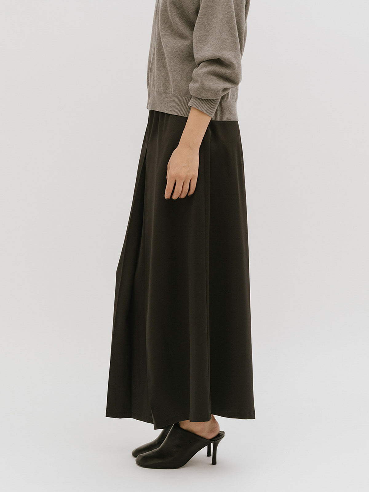 hidden fold skirt