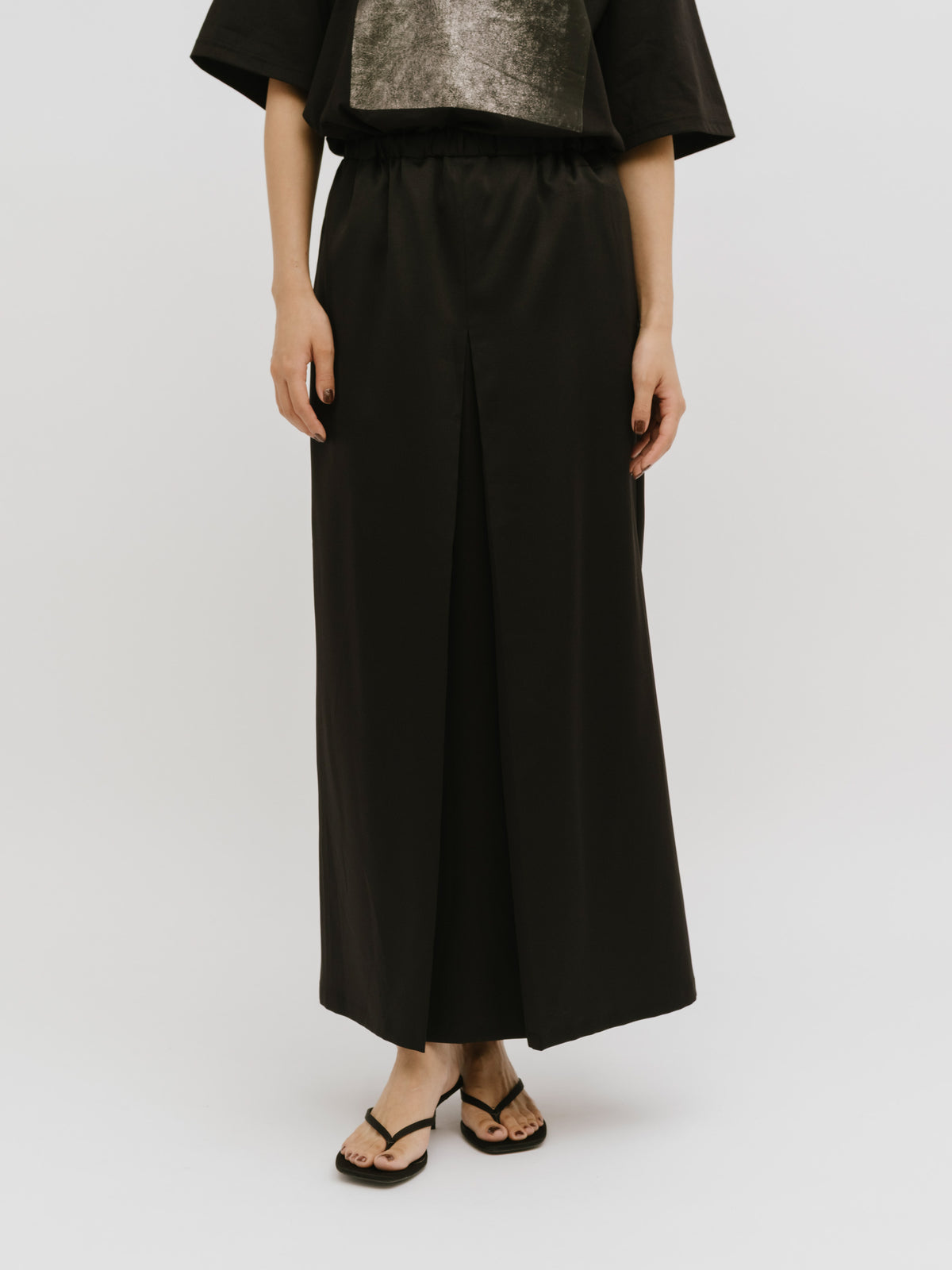 hidden fold skirt