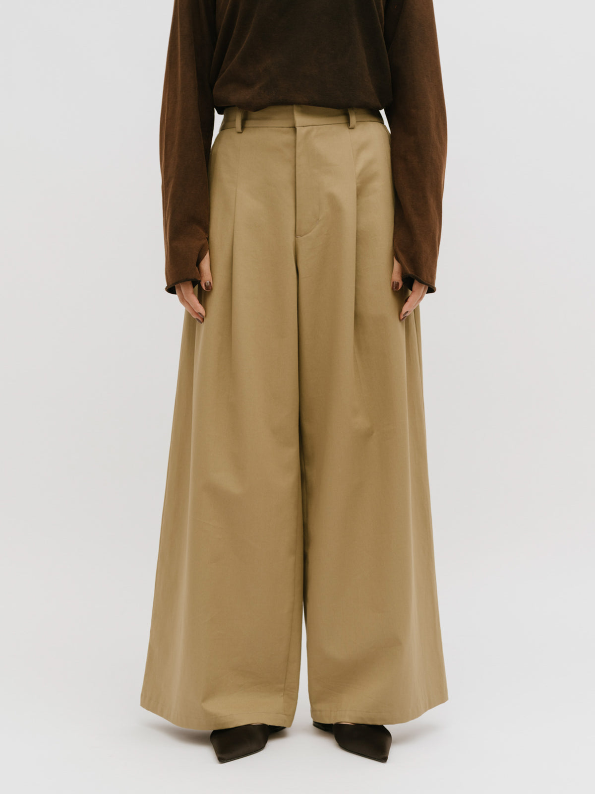 sculpt wide chino