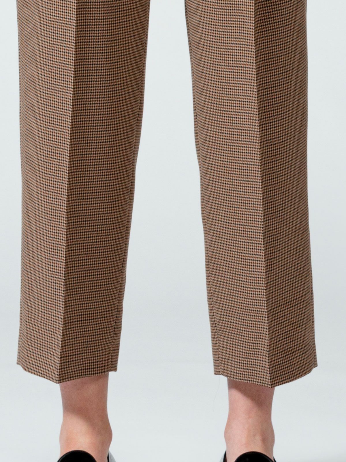 チェックセンタープレスパンツ(3-1056)