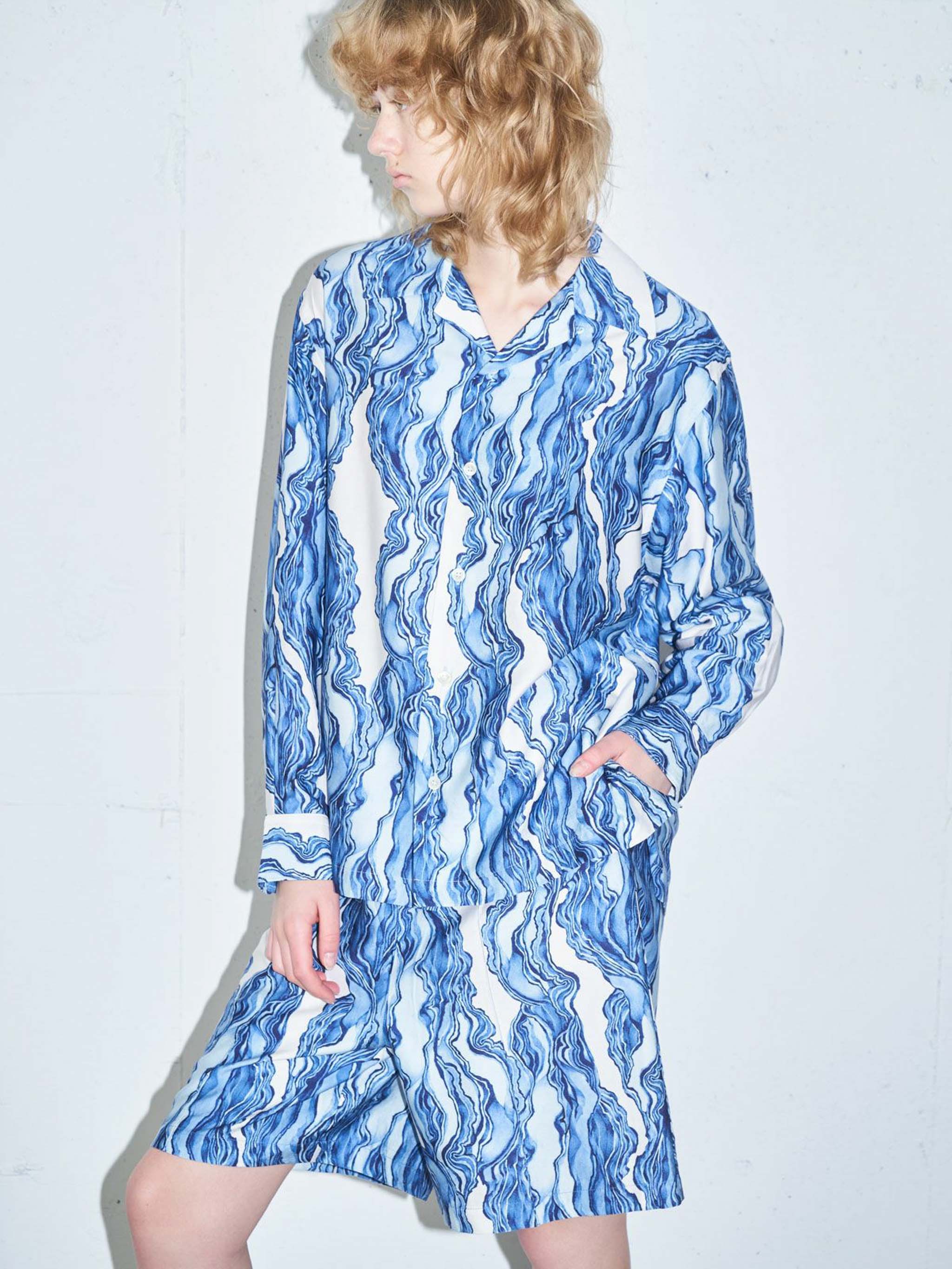 グラフィックプリントショートパンツ(3-1332)