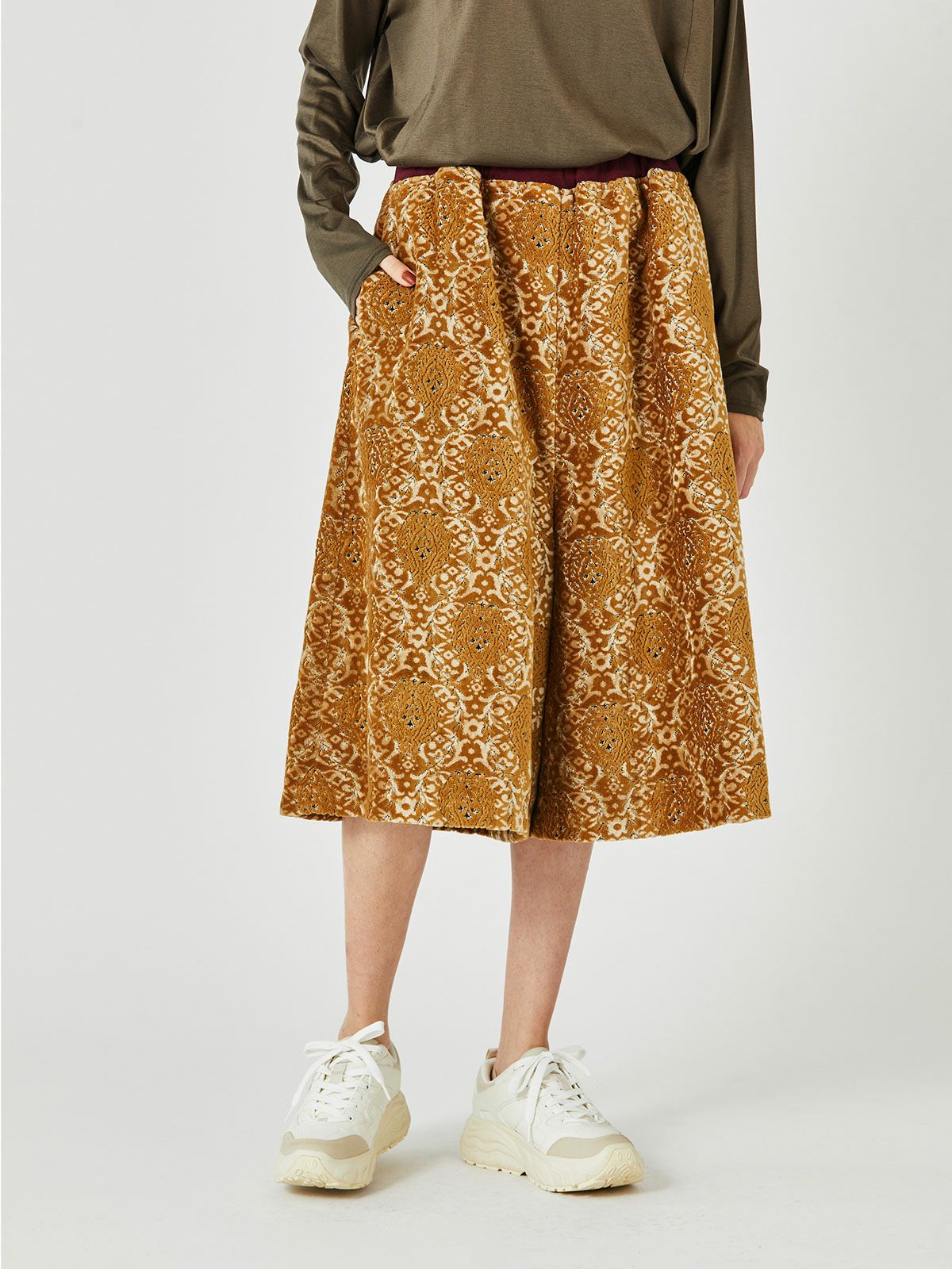 パイルジャカードミドルパンツ(3-1061)