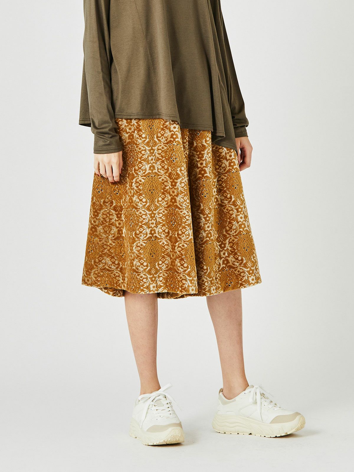 パイルジャカードミドルパンツ(3-1061)