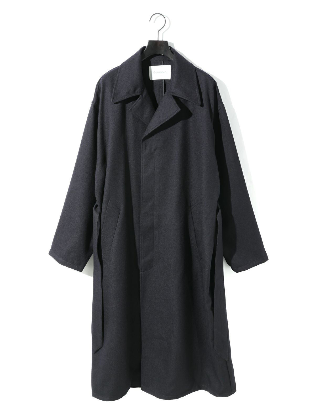 wool serge long coat