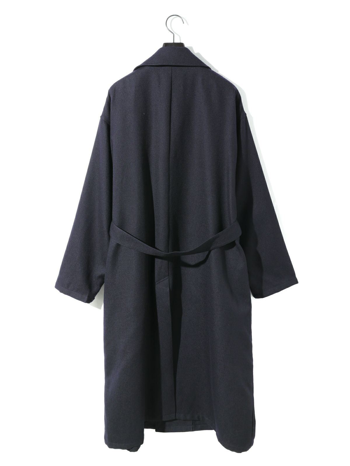 wool serge long coat