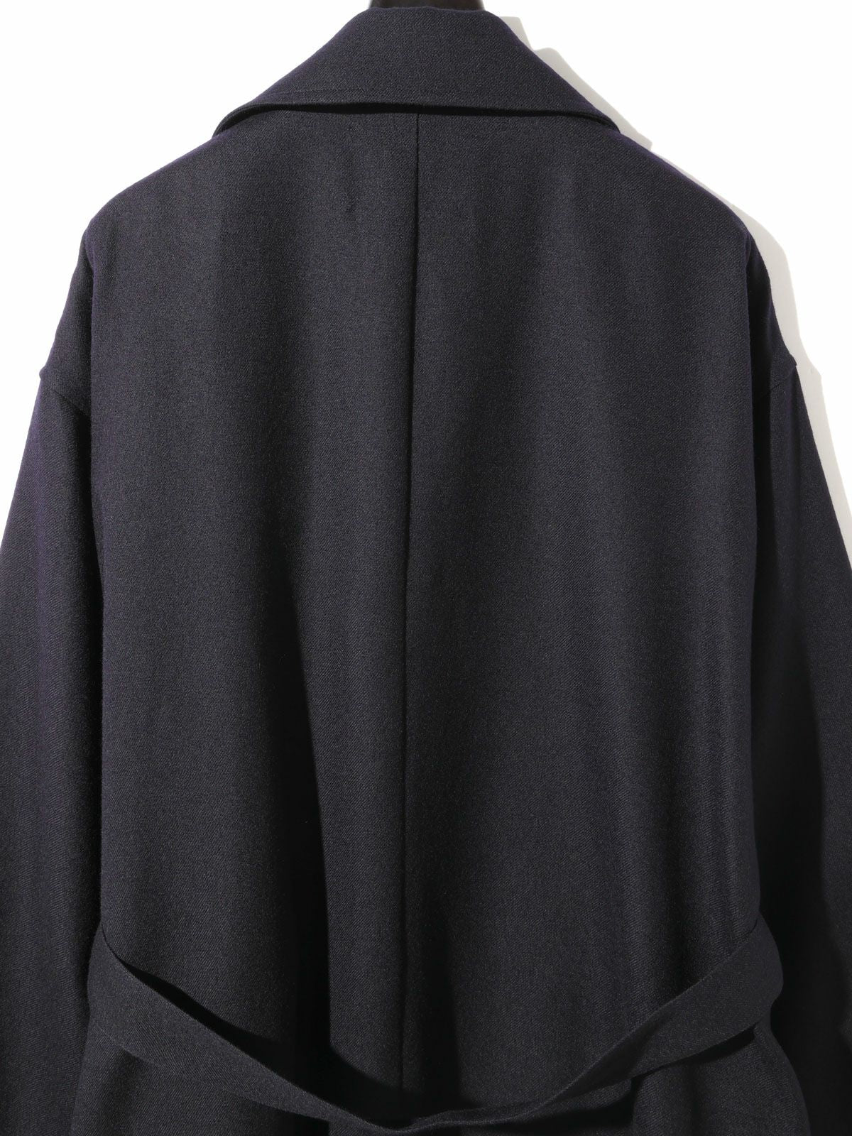 wool serge long coat