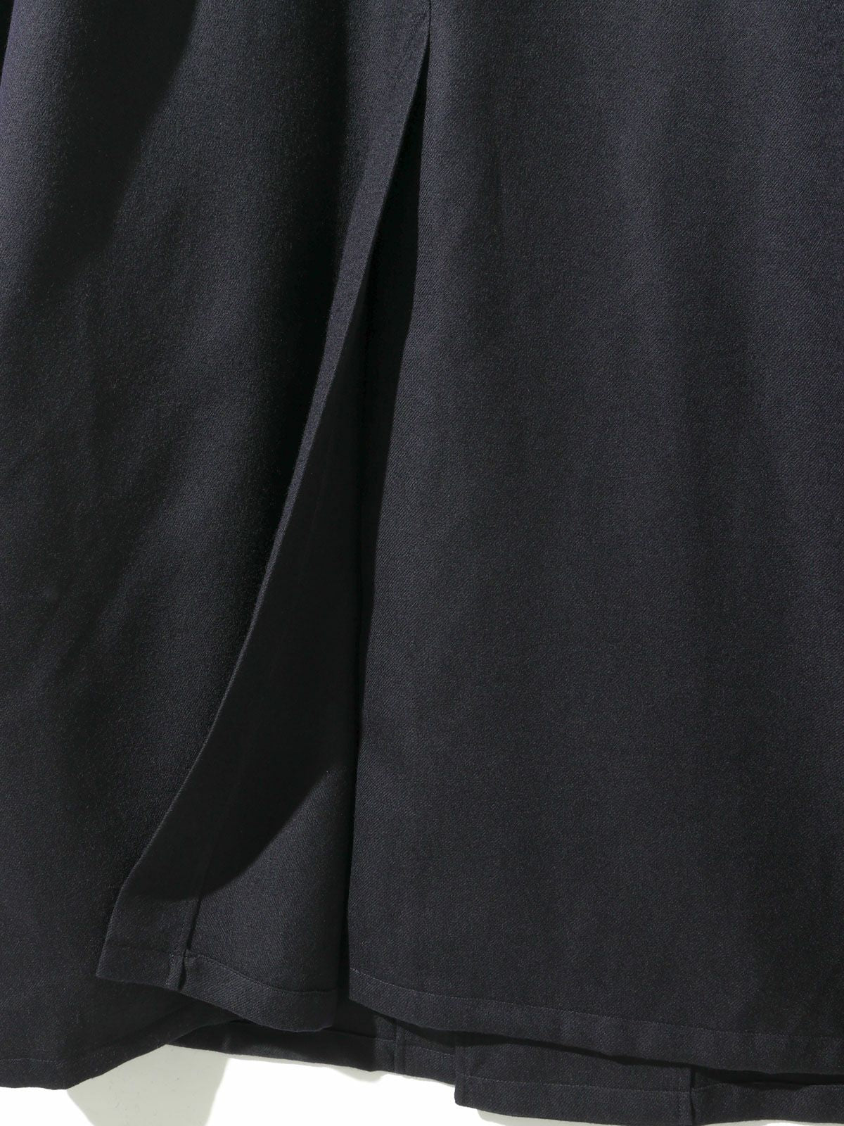 wool serge long coat