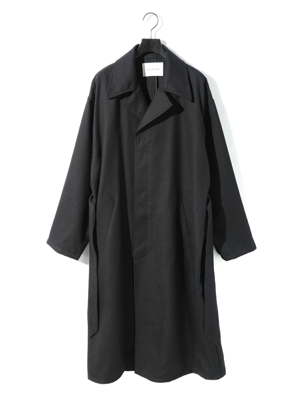 wool serge long coat