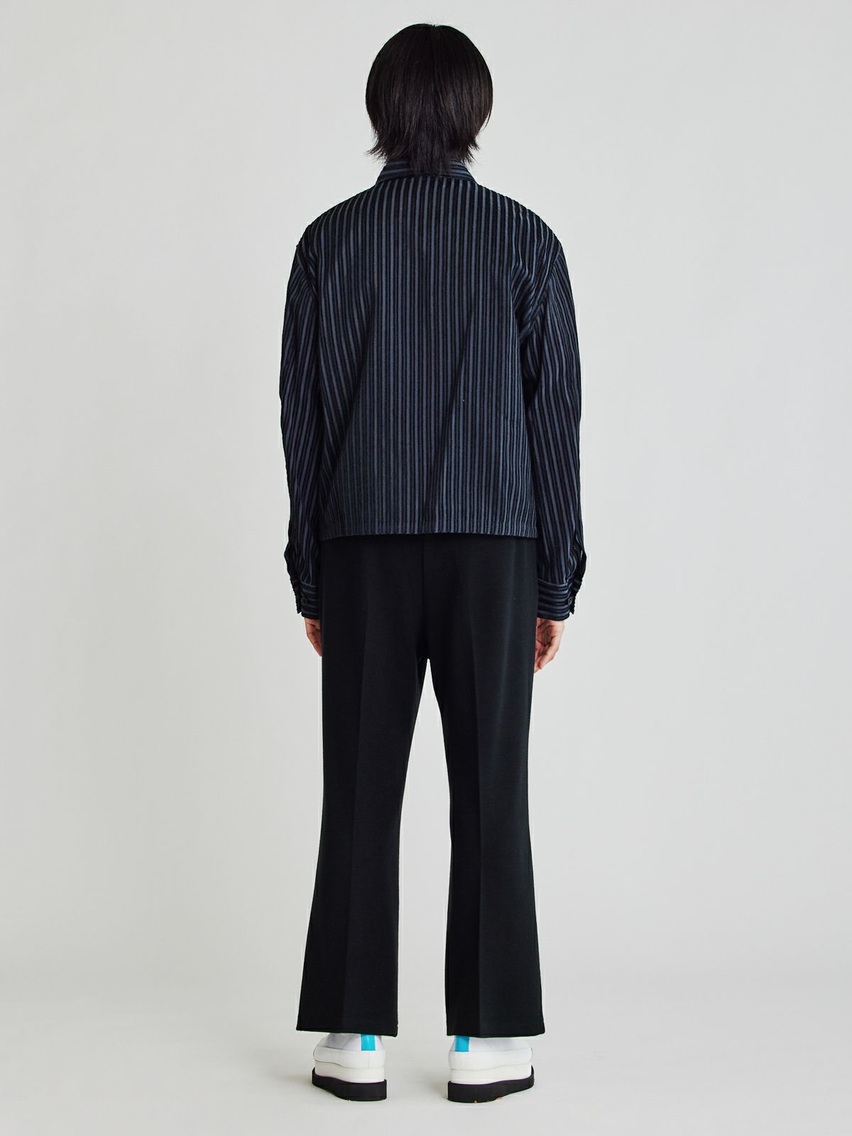 Men’s シアーストライプブルゾン(3-1119)