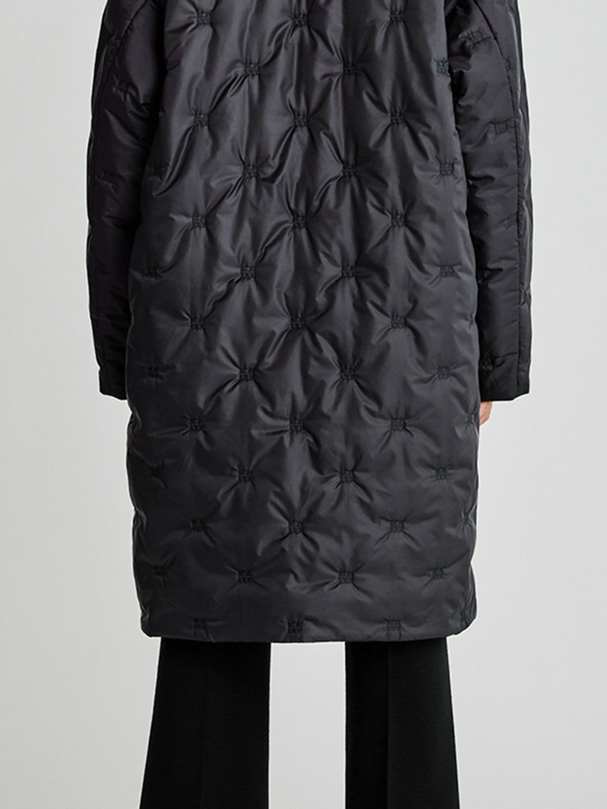 Men’s ロゴパディングダウンフードコート(3-1120)