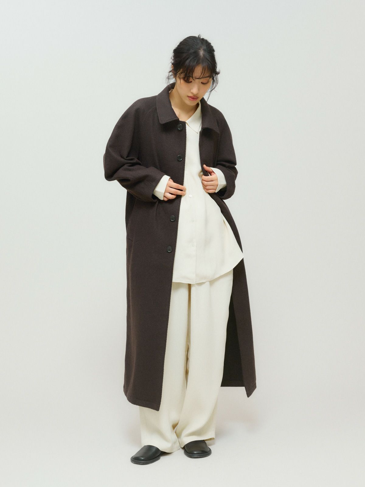 raglan long coat