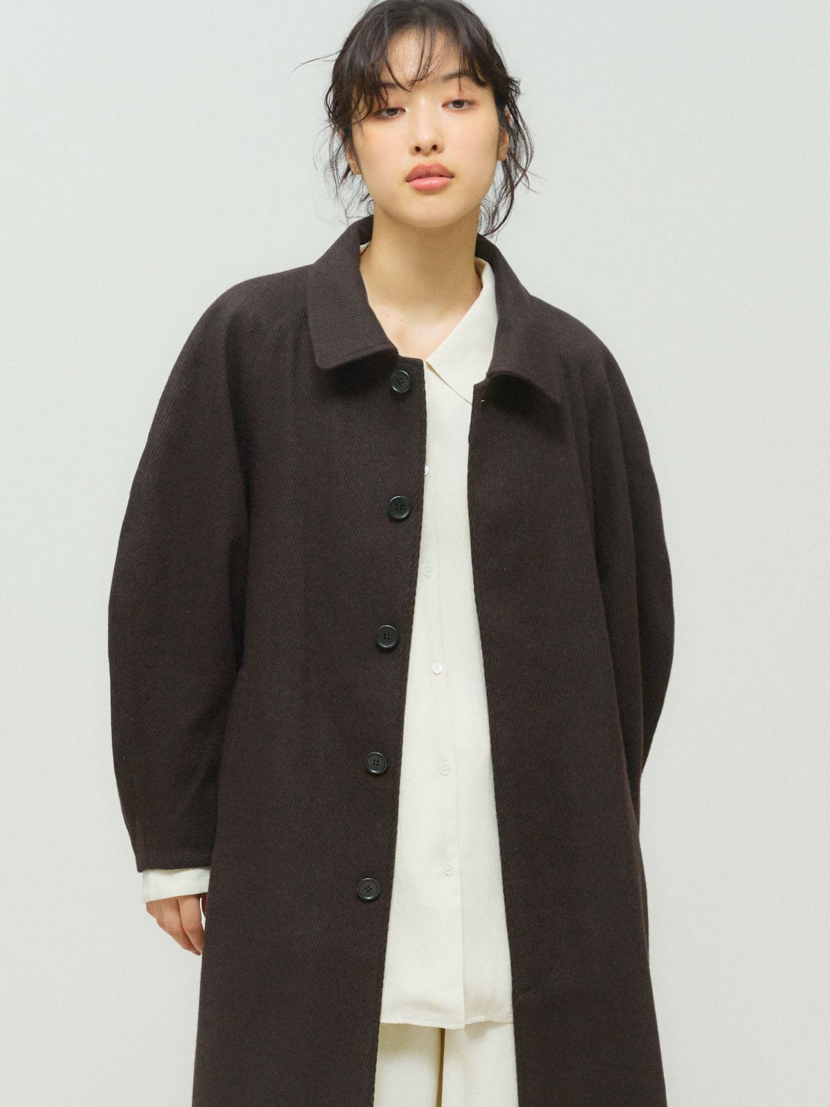 raglan long coat