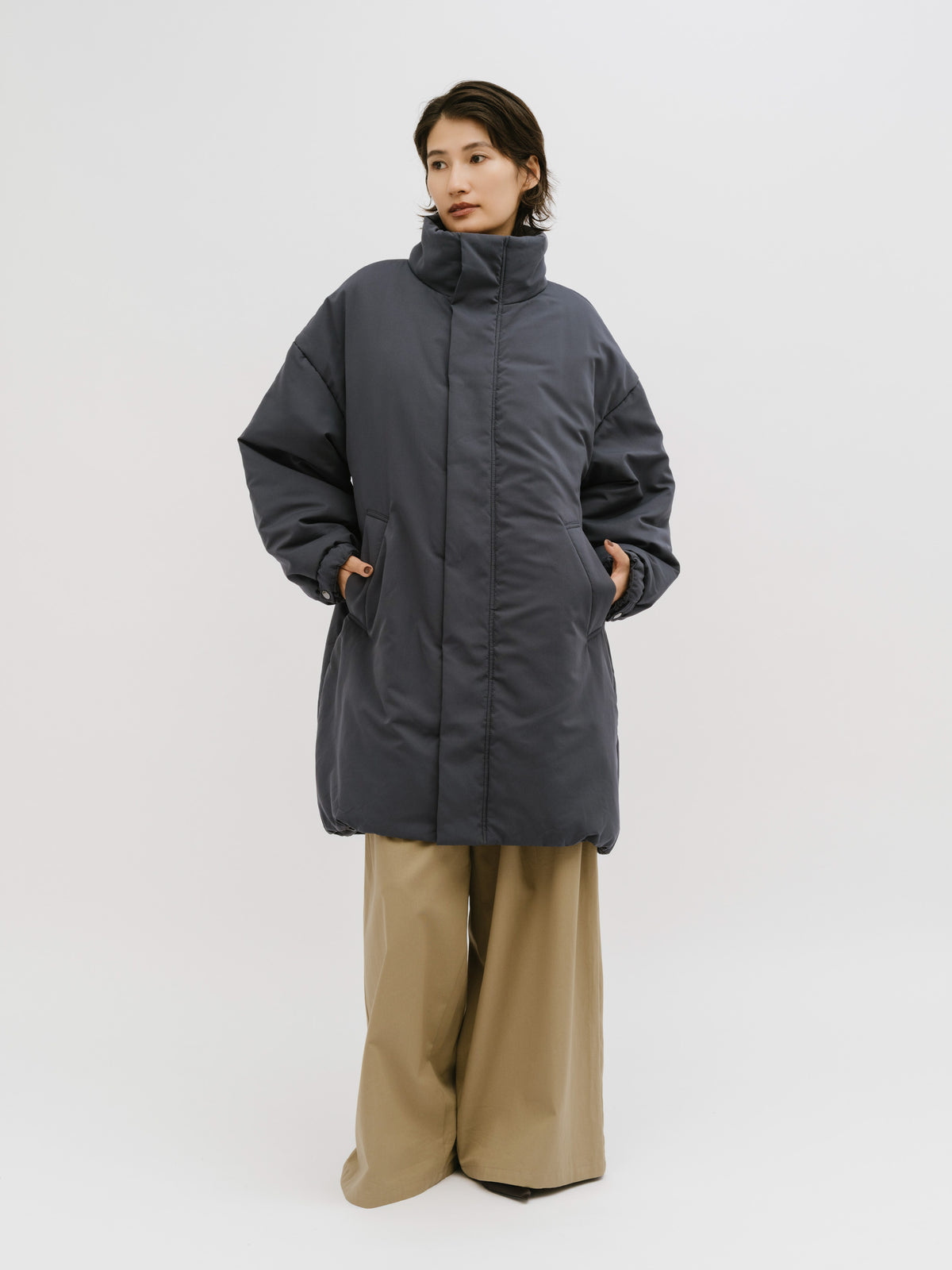 cocoon stand padding coat