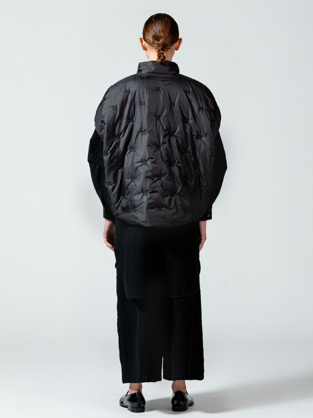 刺繍中綿ジップブルゾン(3-1182)