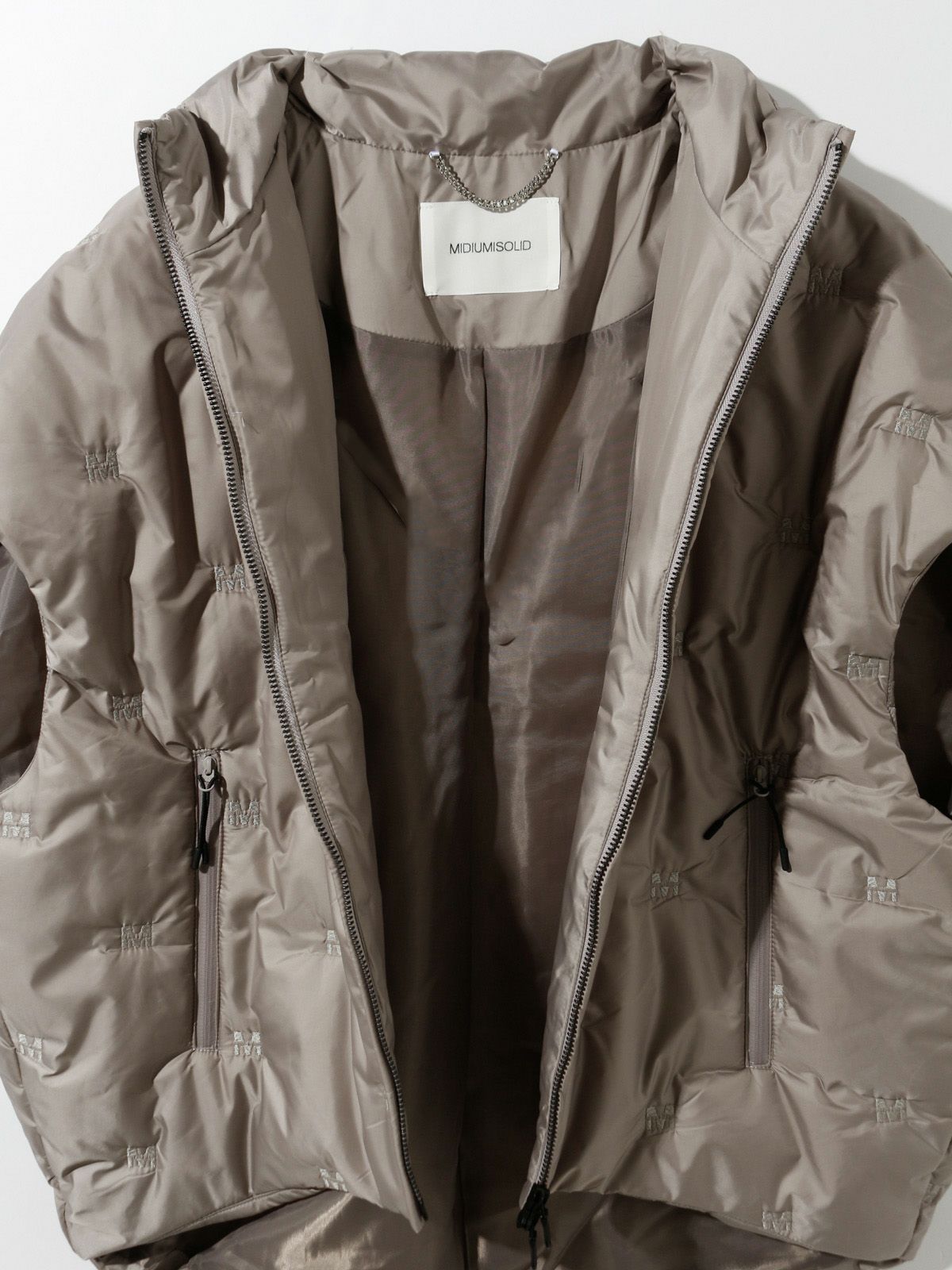 刺繍中綿ジップブルゾン(3-1182)