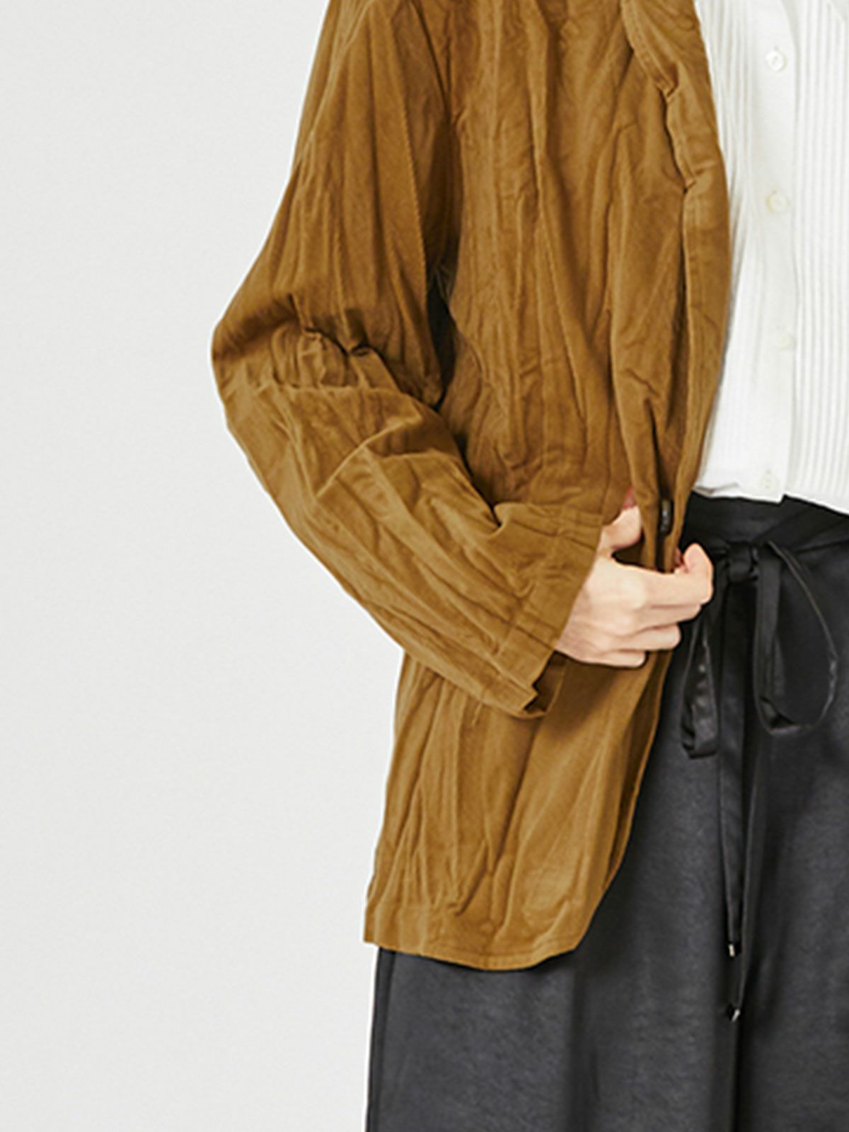 ツイストショールカラージャケット(3-1184)