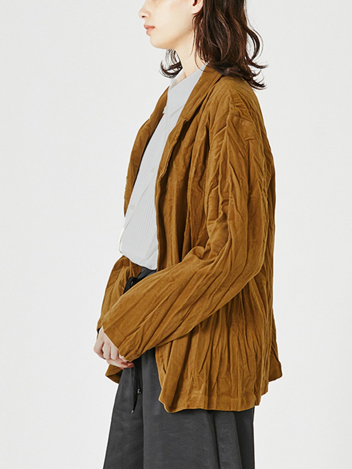 ツイストショールカラージャケット(3-1184)