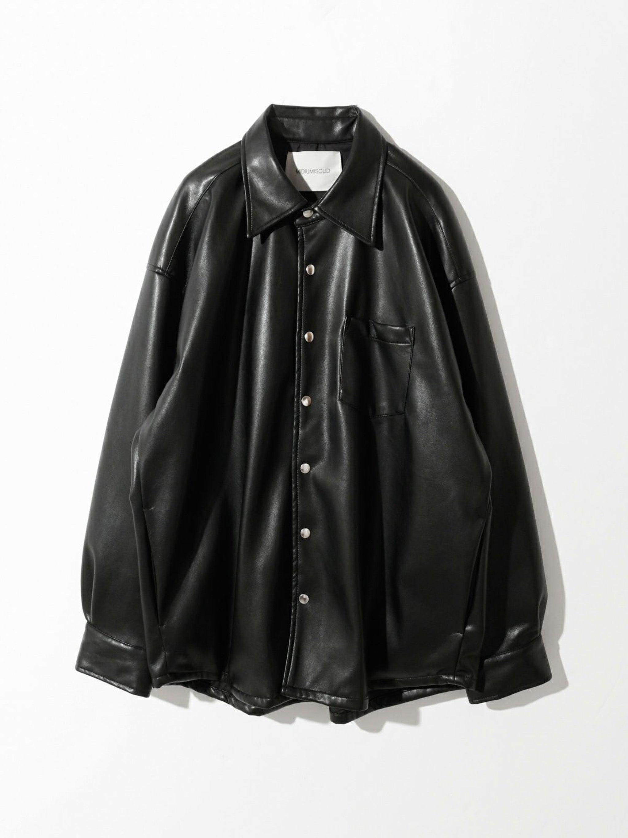 シンセティックレザージャケット(3-1185)