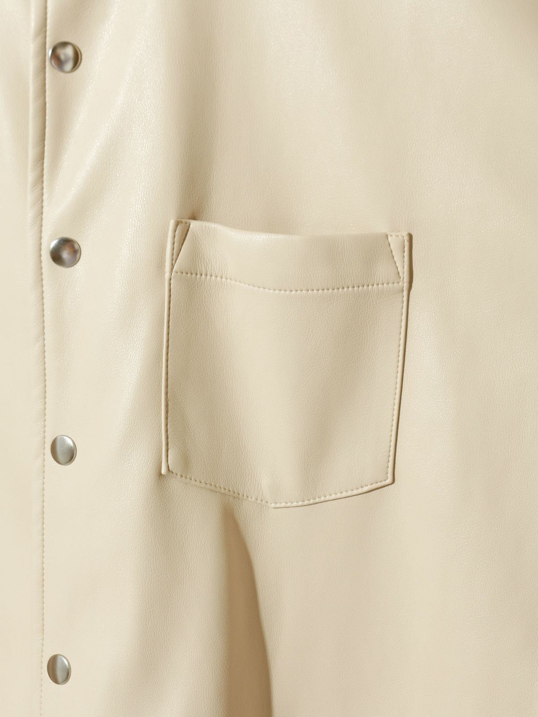 シンセティックレザージャケット(3-1185)