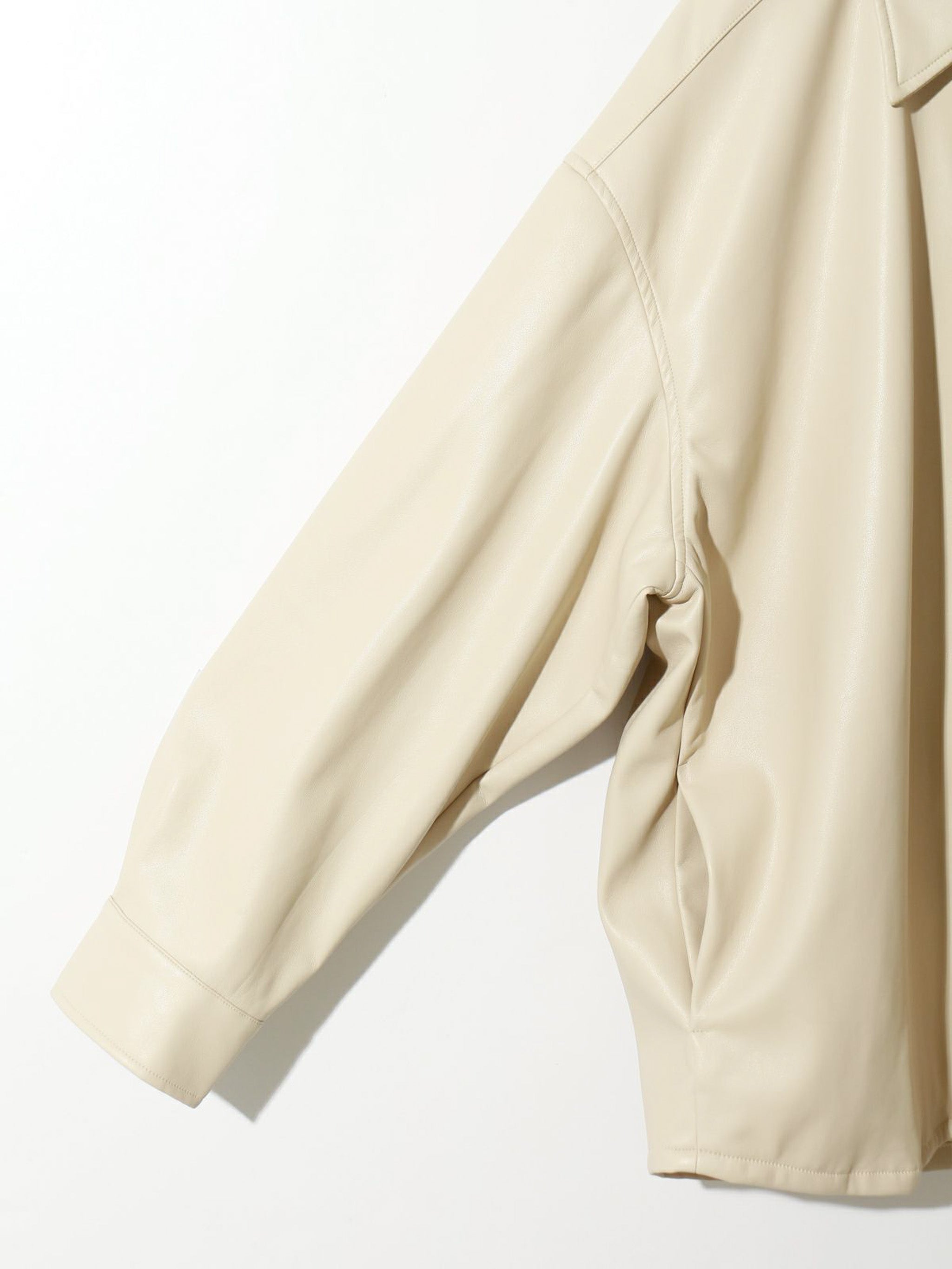 シンセティックレザージャケット(3-1185)