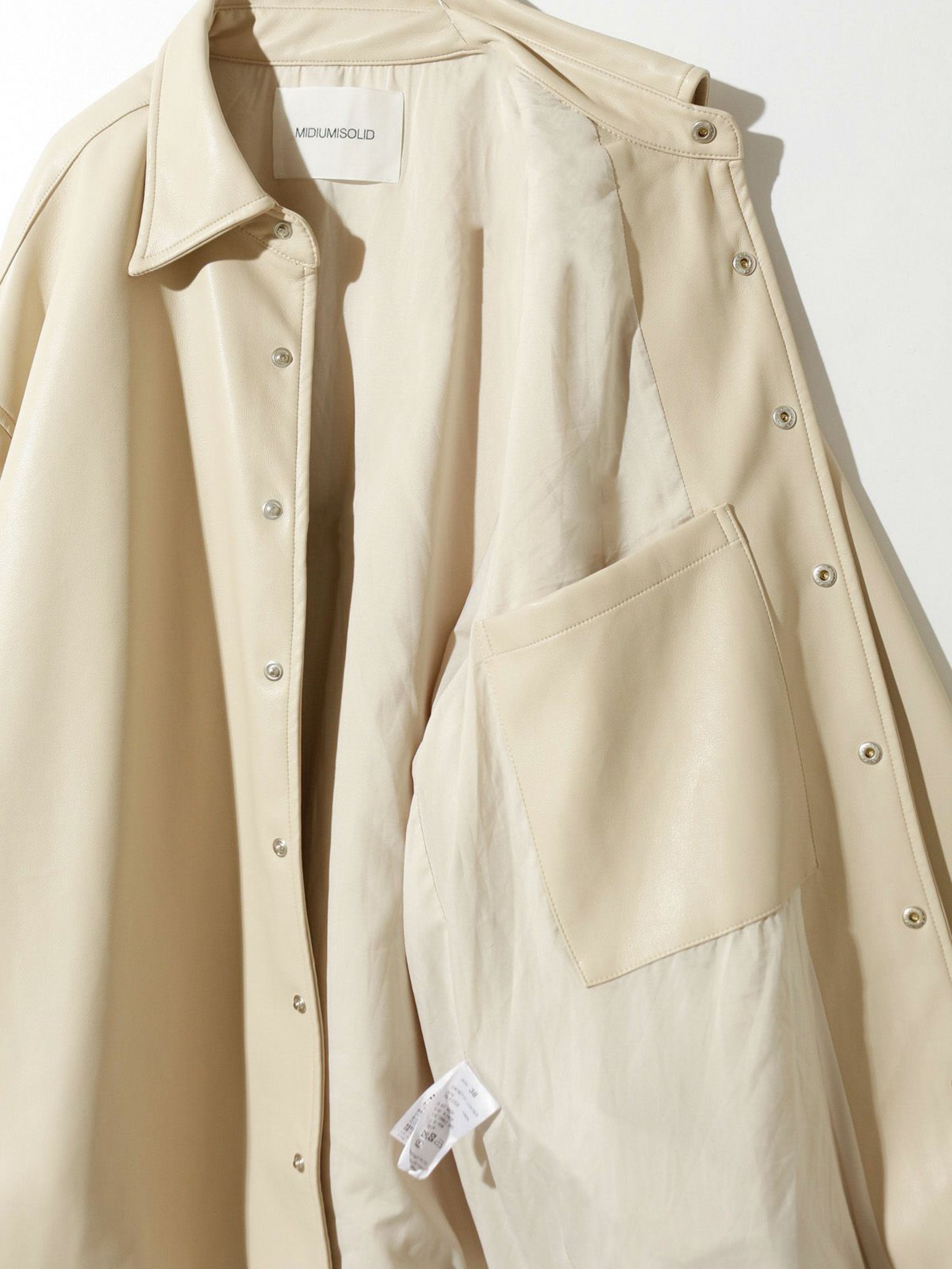 シンセティックレザージャケット(3-1185)