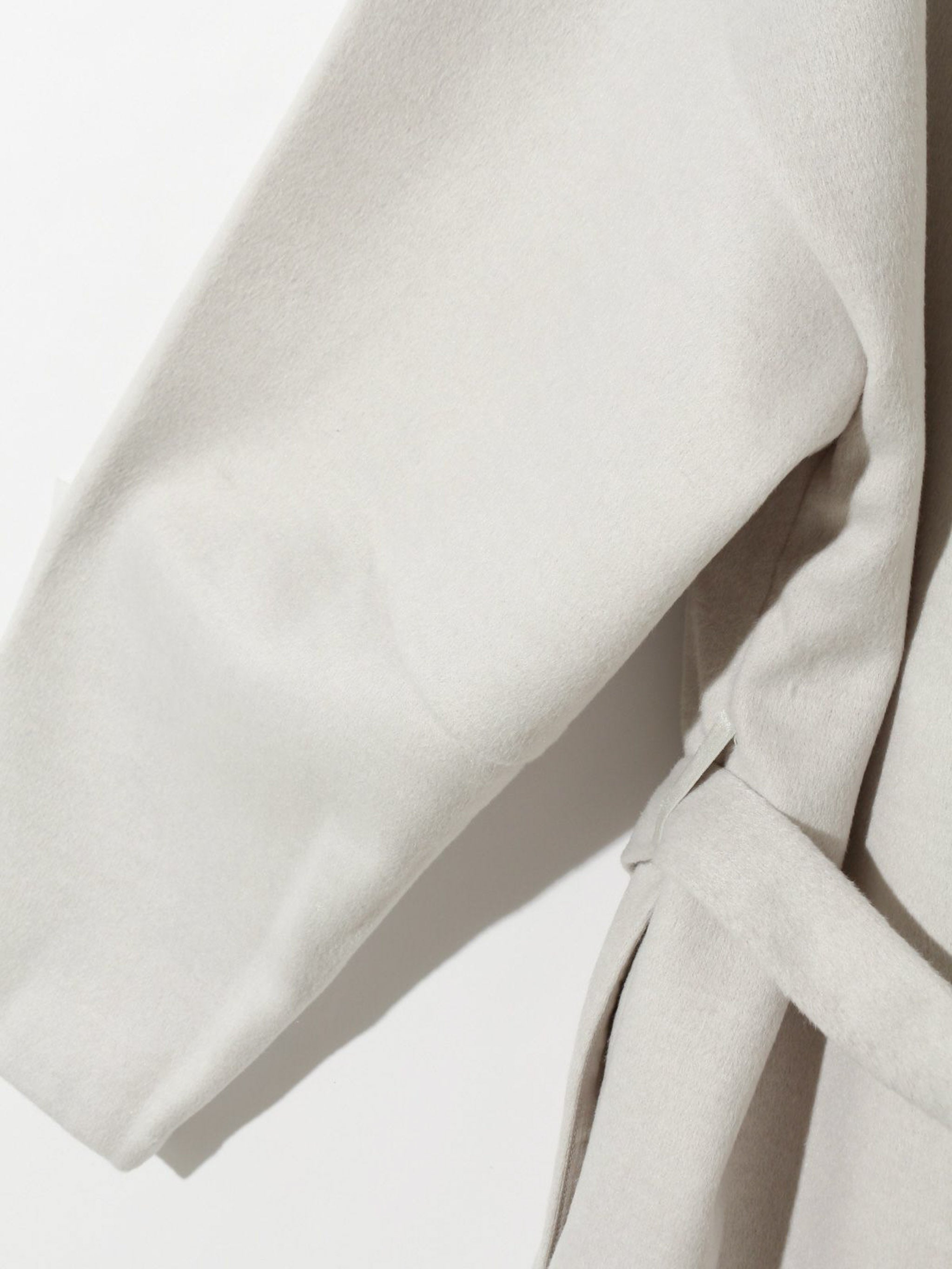 ベルト付きロングドレープコート(3-1186)